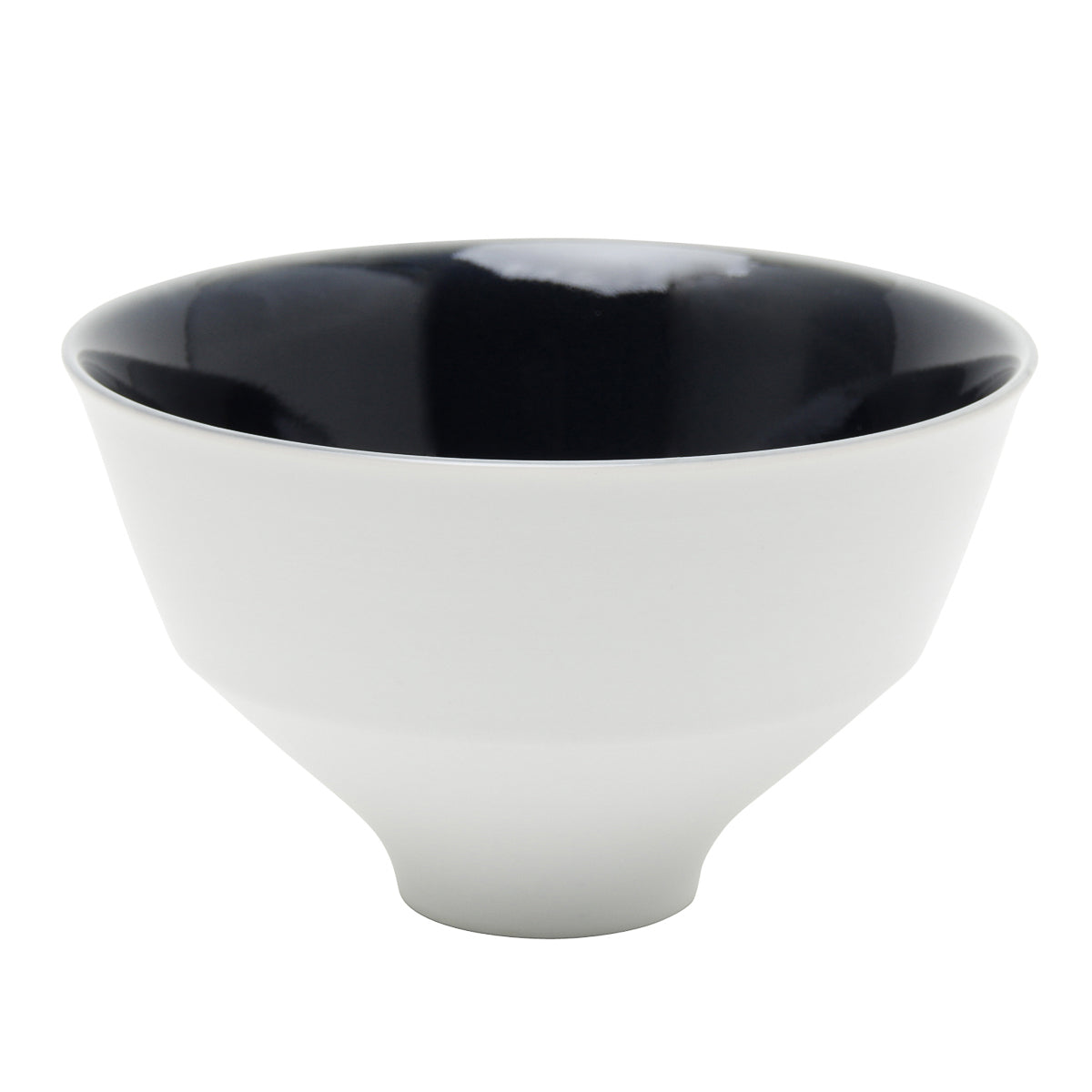 有田焼 外刷毛 内墨瑠璃 変形飯碗 12cm ARITA PORCELAIN LAB Studio1156