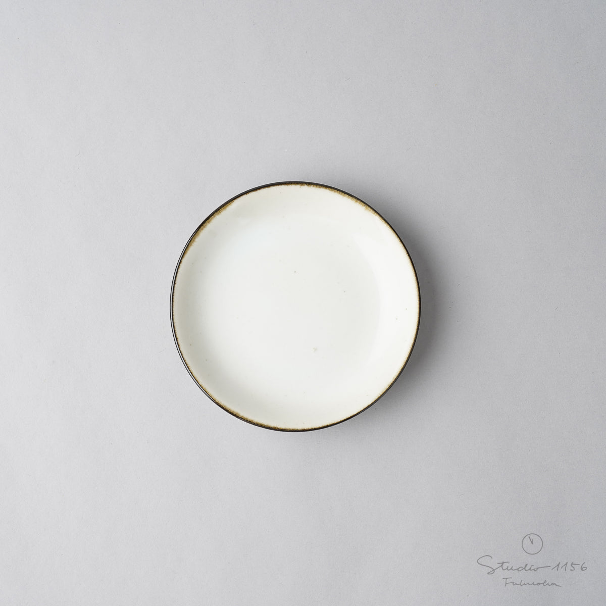 波佐見焼 ALONGU 明論具 小皿 10cm フチサビ Alongu Studio1156