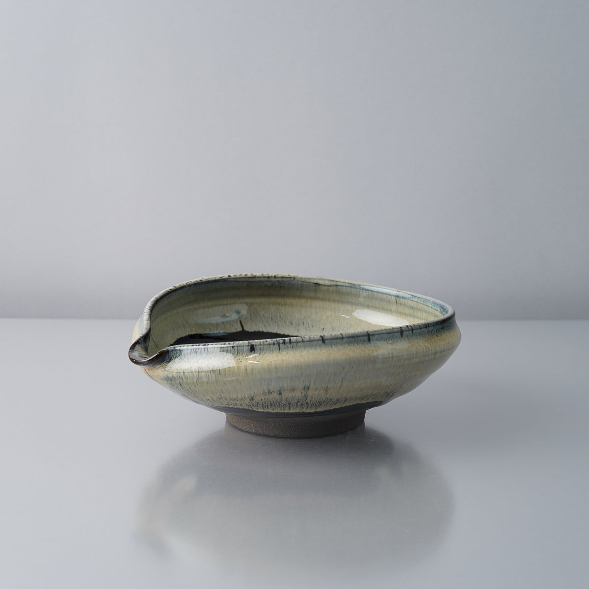 波佐見焼 朝鮮唐津 備前片口向付 中鉢 18.5cm Tsutsuyamataichi Studio1156