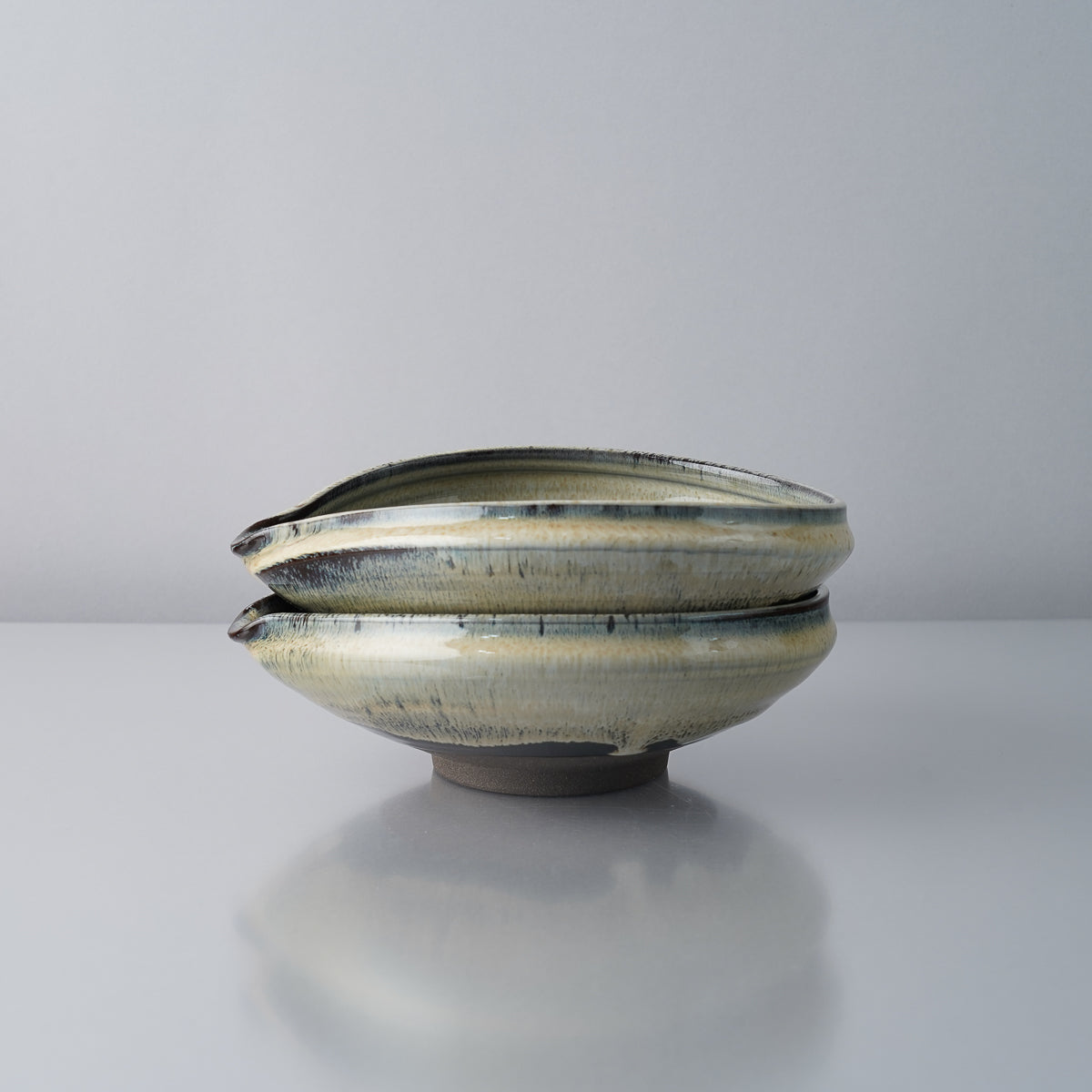 波佐見焼 朝鮮唐津 備前片口向付 中鉢 18.5cm Tsutsuyamataichi Studio1156