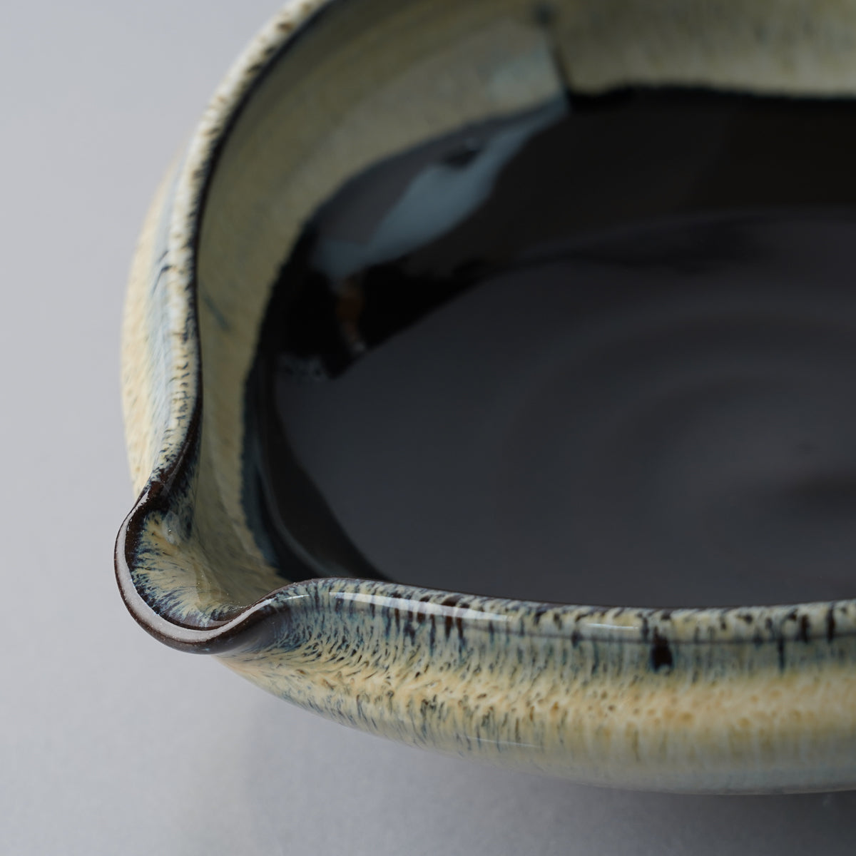 波佐見焼 朝鮮唐津 備前片口向付 中鉢 18.5cm Tsutsuyamataichi Studio1156