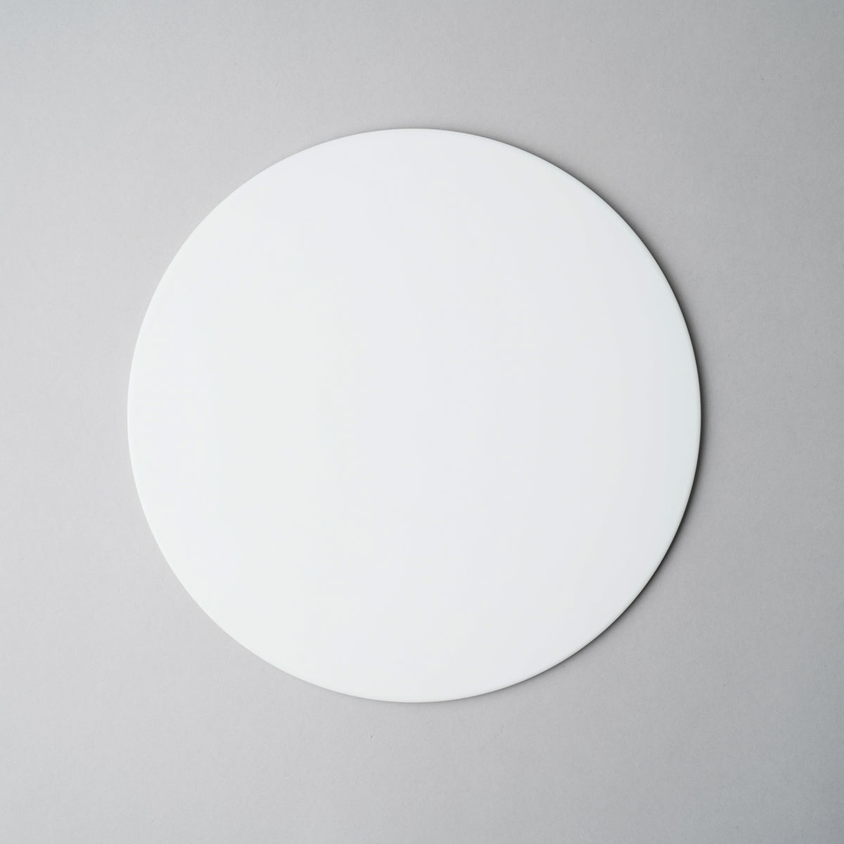 伊万里焼 極フラットプレート(L) 24.5cm 上白磁マット Hataman Studio1156