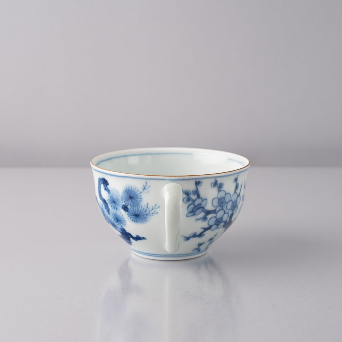 有田焼 古染付 松竹梅紋 コーヒー碗皿 200ml Housen Studio1156