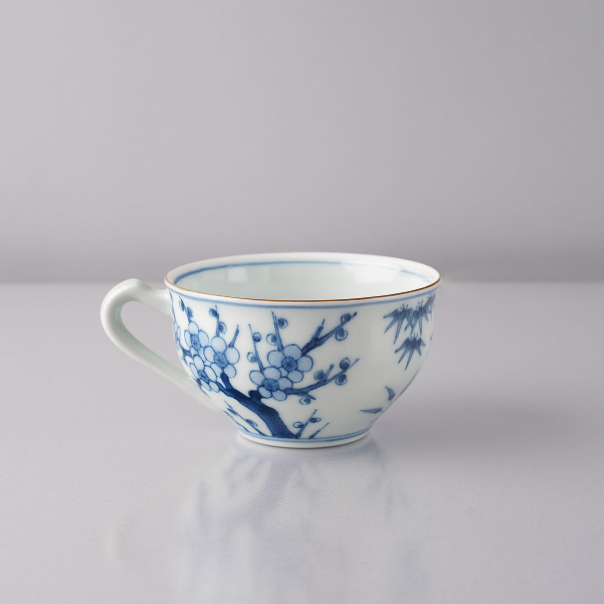 有田焼 古染付 松竹梅紋 コーヒー碗皿 200ml Housen Studio1156