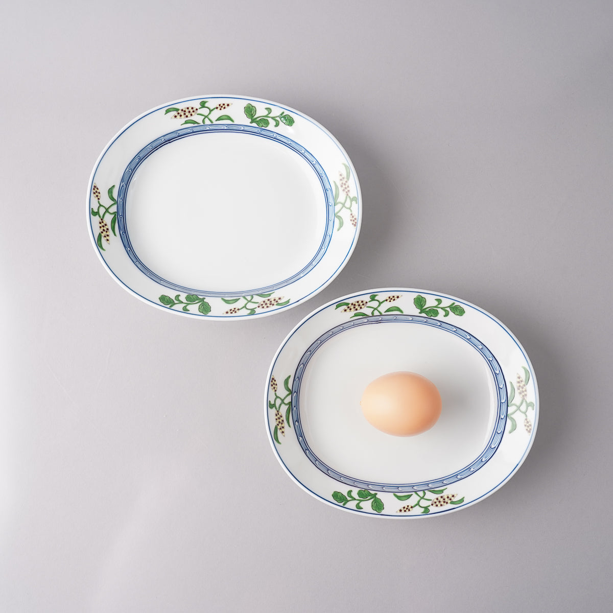 有田焼 麦絵 小判皿 18cm Housen Studio1156