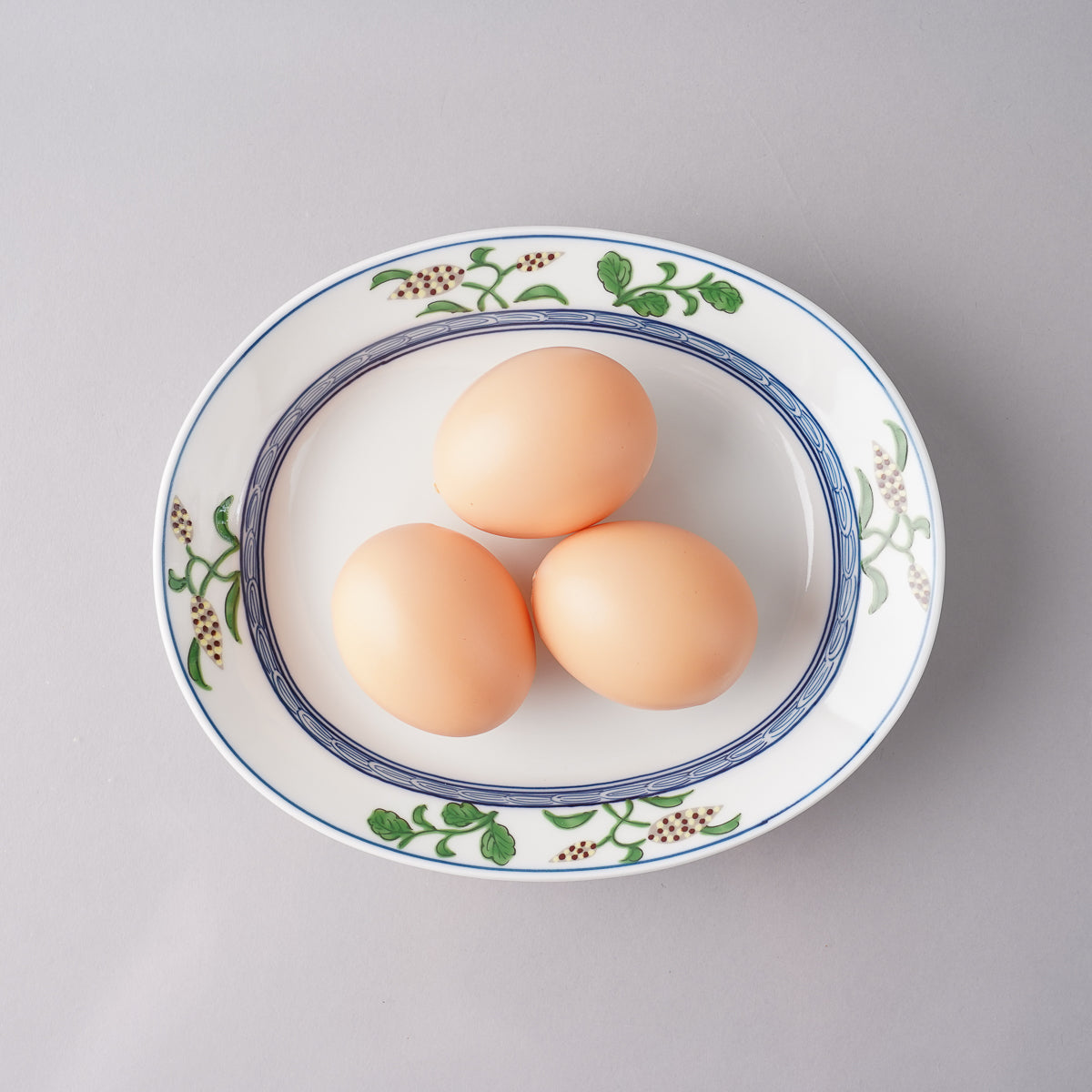 有田焼 麦絵 小判皿 18cm Housen Studio1156