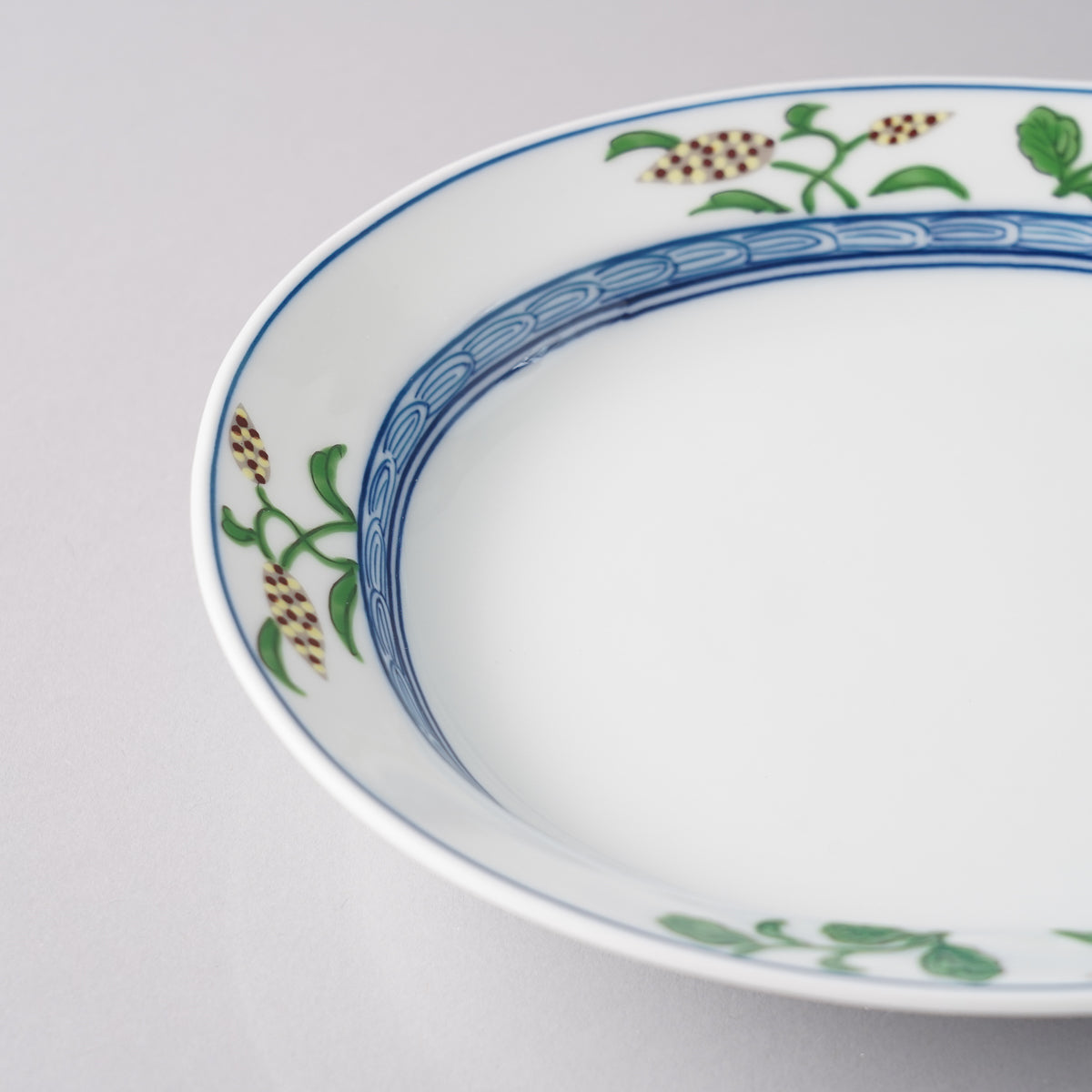 有田焼 麦絵 小判皿 18cm Housen Studio1156