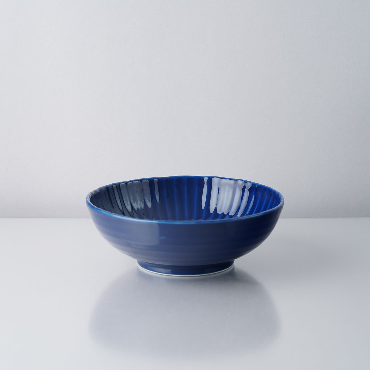 波佐見焼 Shinogi しのぎ 中鉢 14cm 瑠璃 Ichiryu Studio1156