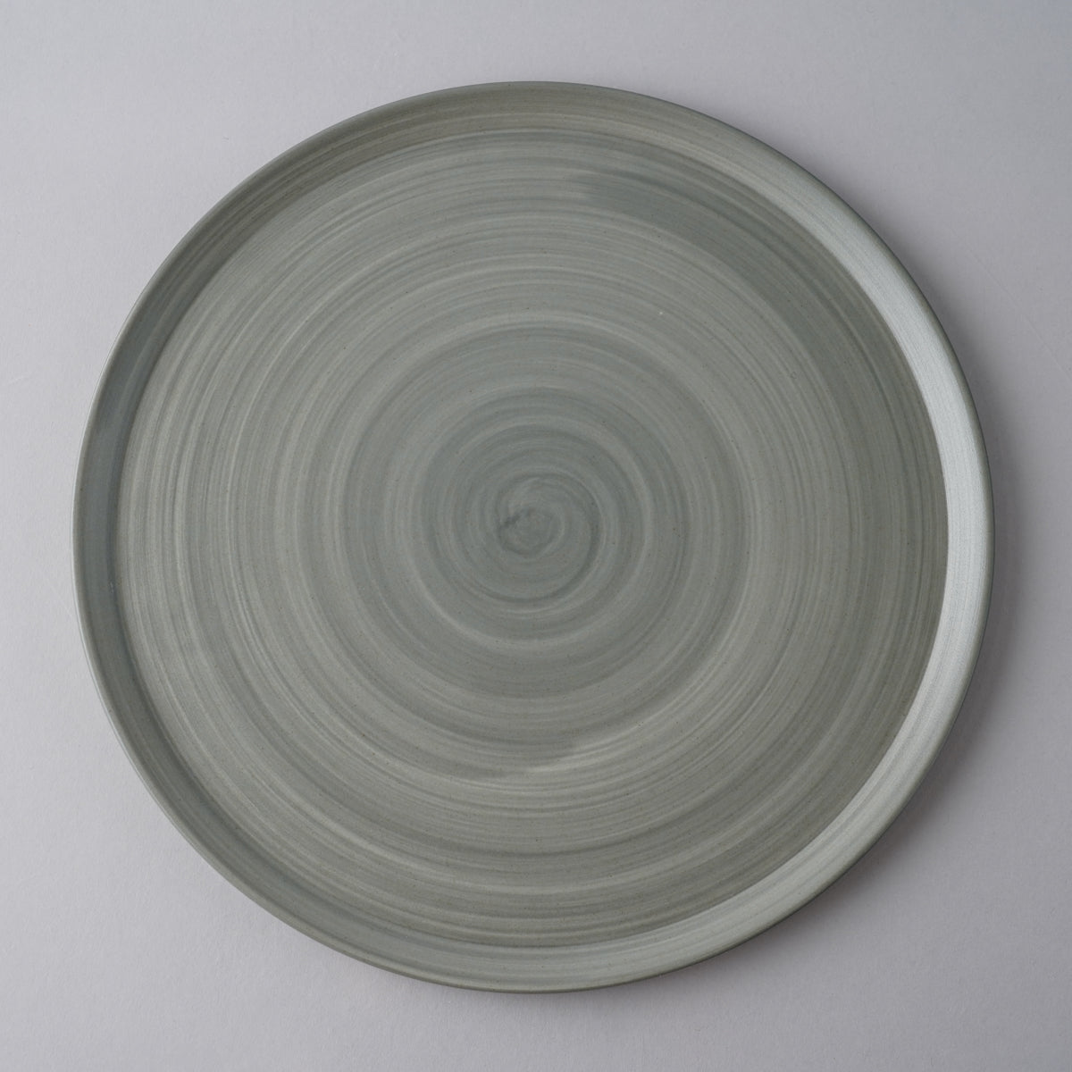 波佐見焼 IREKO フラットプレート(L) 25cm シャビーグレー IREKO Studio1156