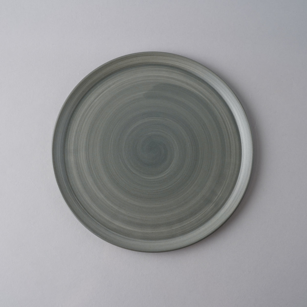 波佐見焼 IREKO フラットプレート(M) 19.5cm シャビーグレー IREKO Studio1156