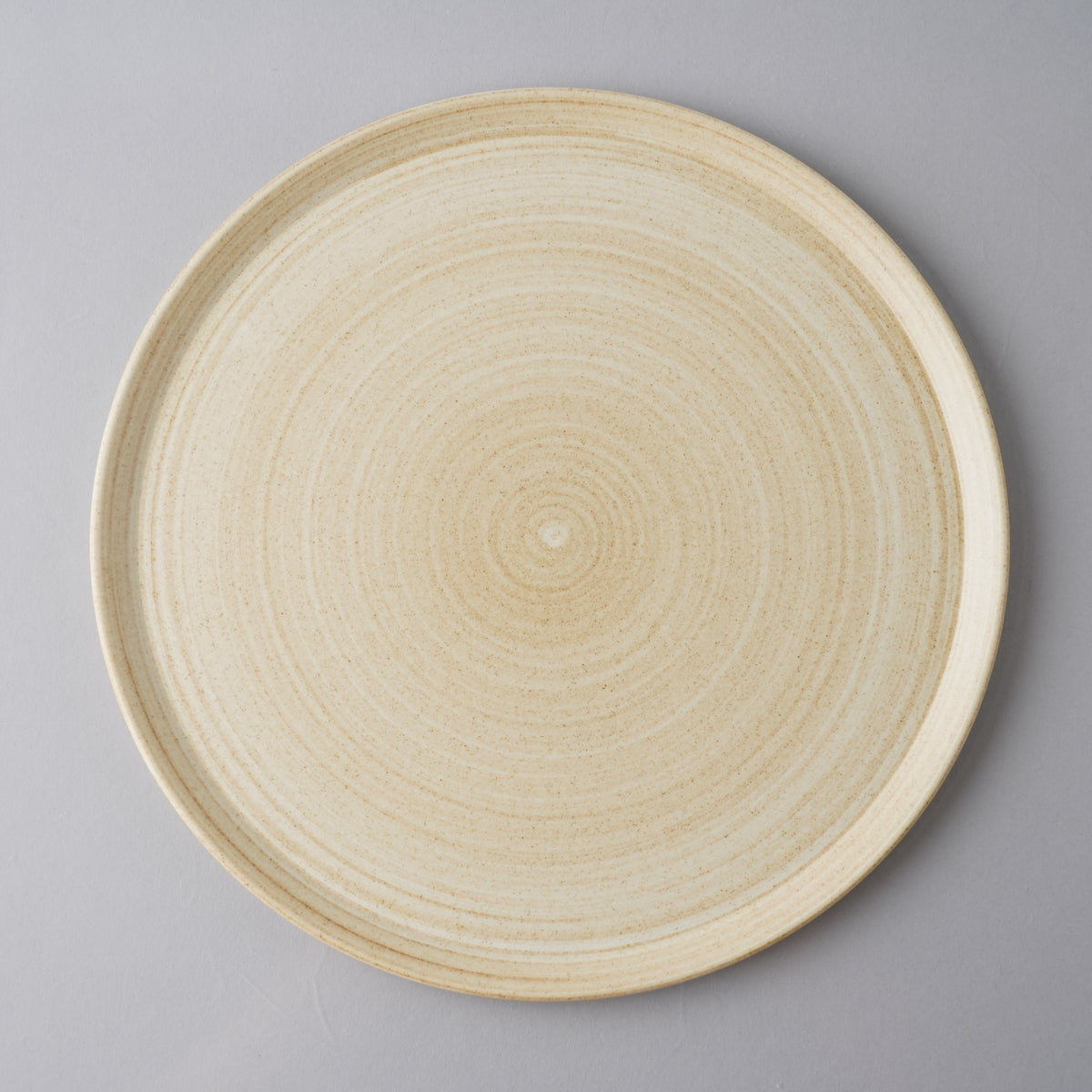 波佐見焼 IREKO フラットプレート(L) 25cm シャビーブラウン IREKO Studio1156