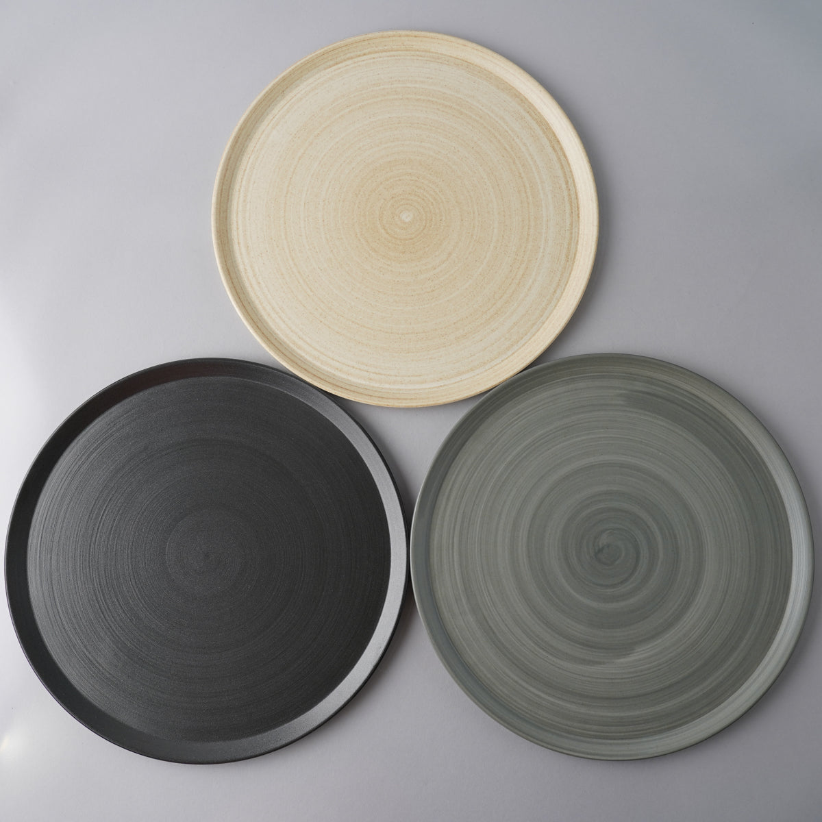 波佐見焼 IREKO フラットプレート(L) 25cm IREKO Studio1156