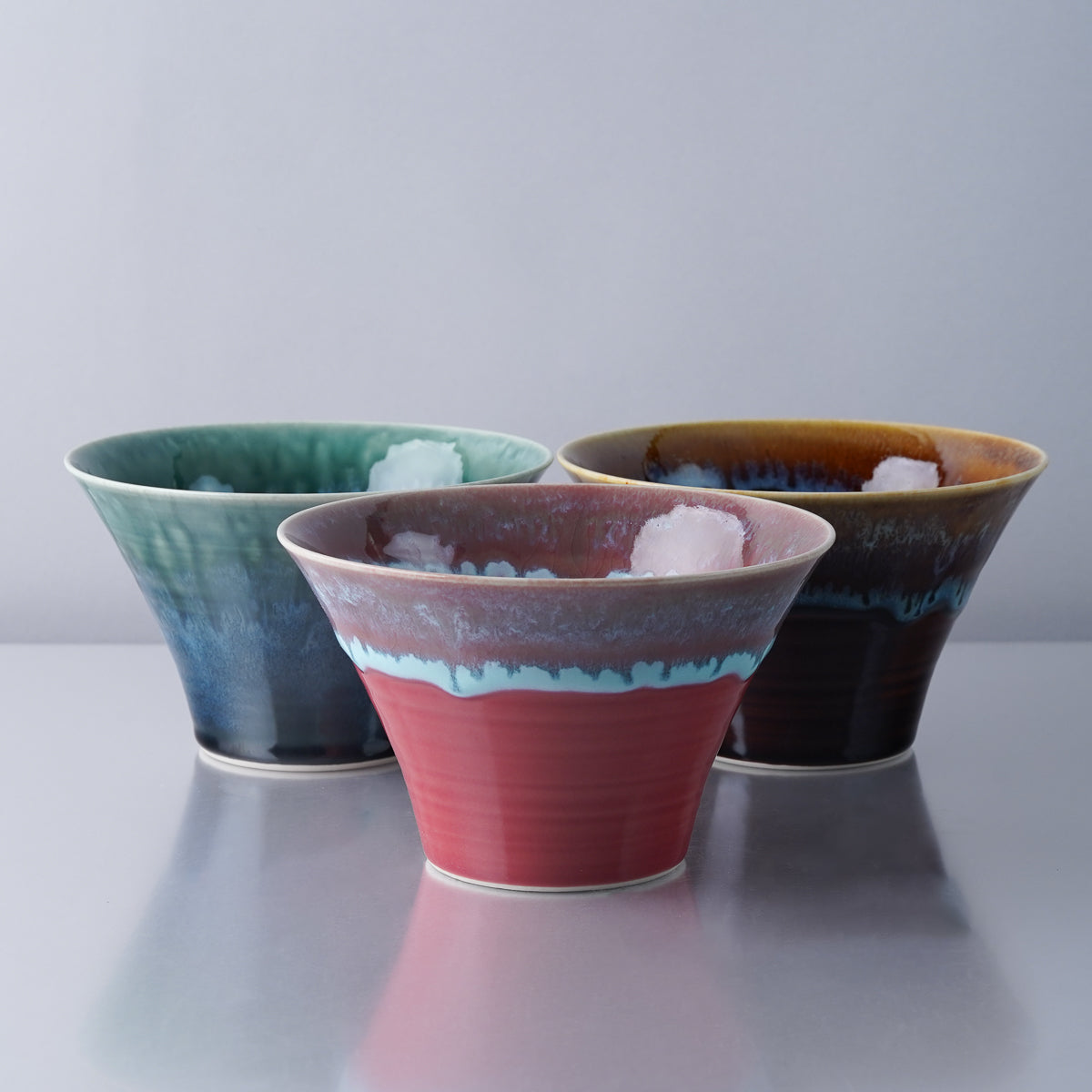 波佐見焼 窯変ver いれこ碗(大) 丼 16cm/800ml IREKO Studio1156