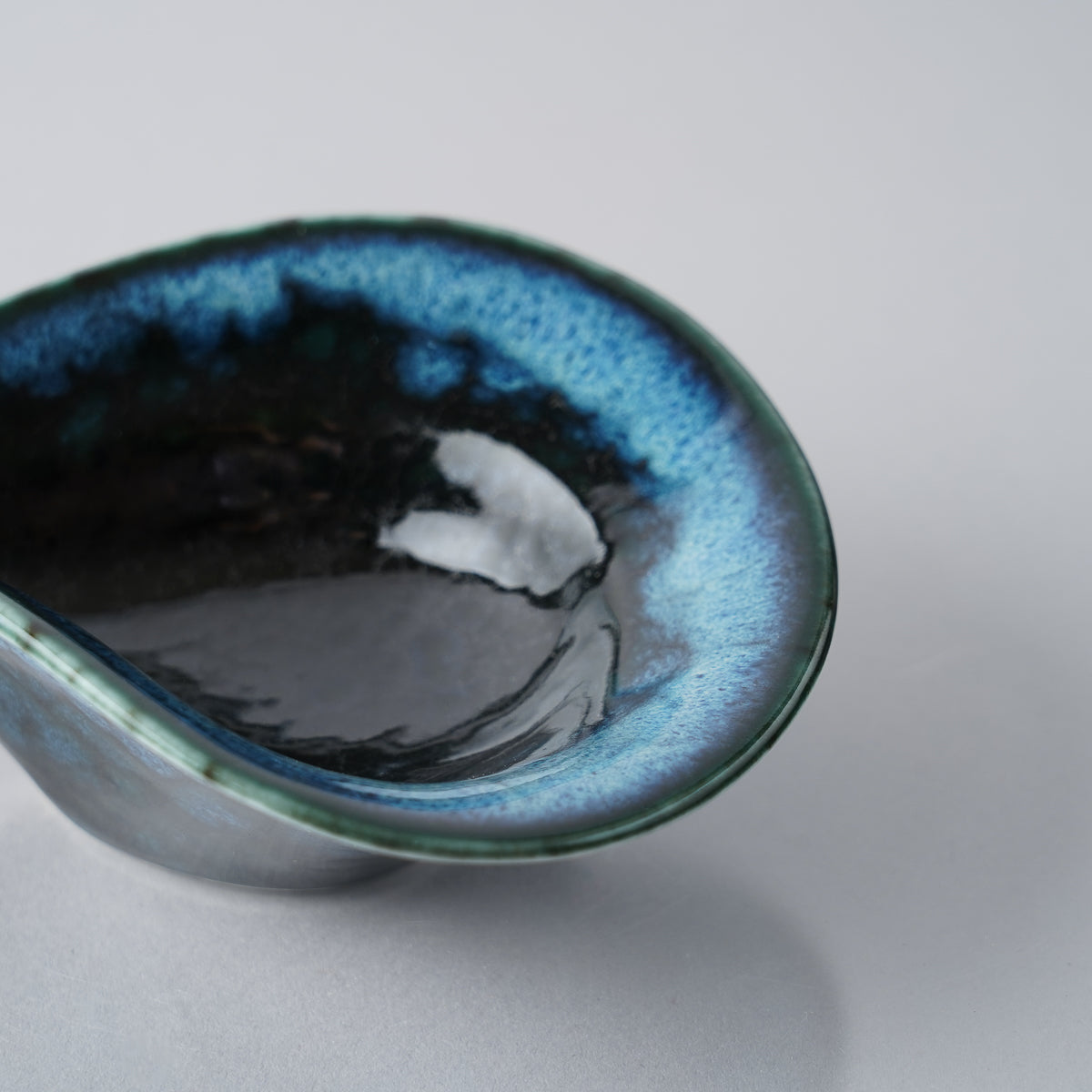 有田焼 黒天目 片口小鉢 14cm Kinemon Studio1156