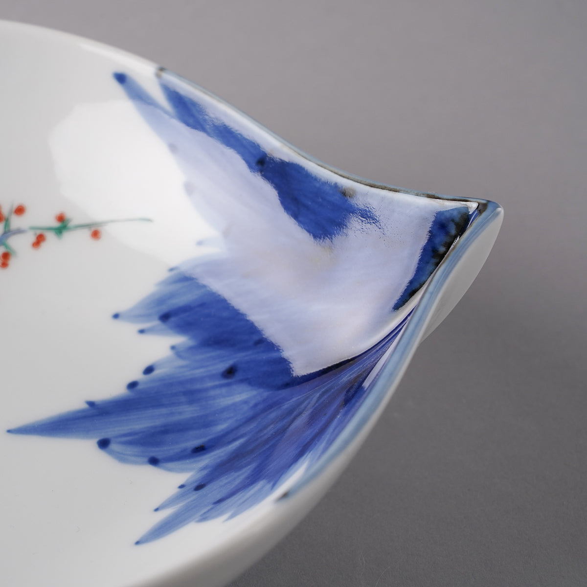 有田焼 錦松竹梅 桃型鉢 17cm Kouemon Studio1156