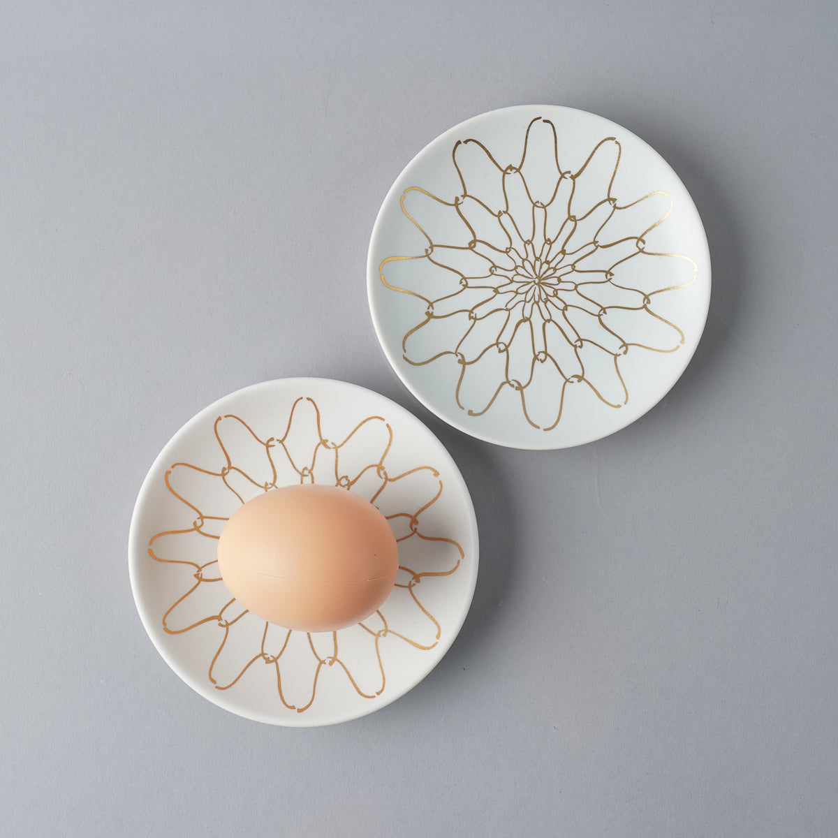 有田焼 網目金彩 白マット 豆皿 10.5cm Kouemon Studio1156