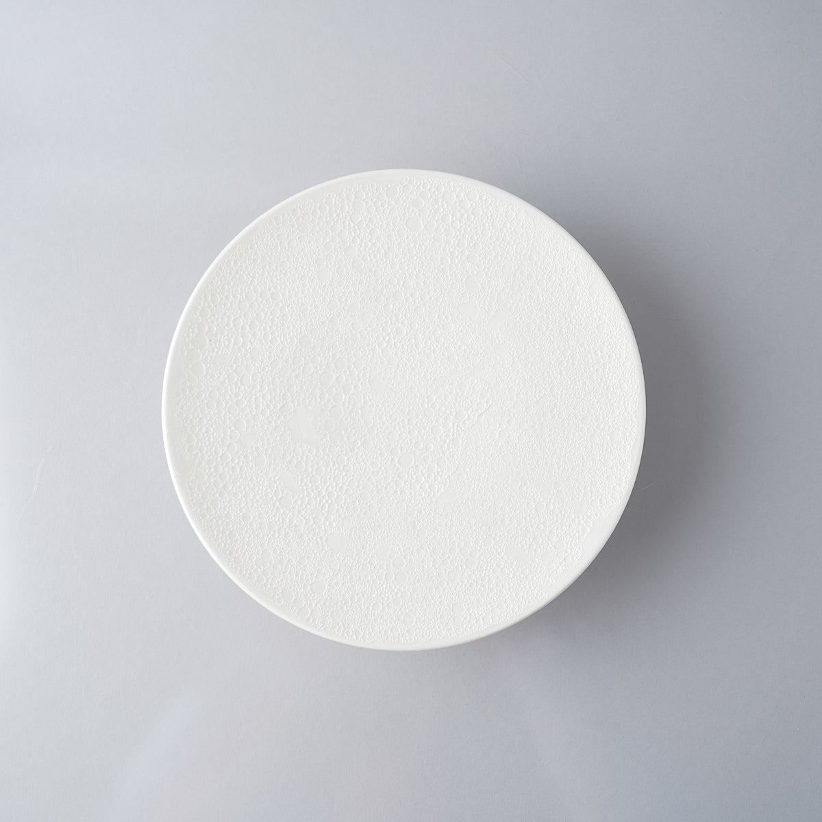 有田焼 泡化粧シリーズ 高台プレート(M) 19cm Kichiemon Studio1156