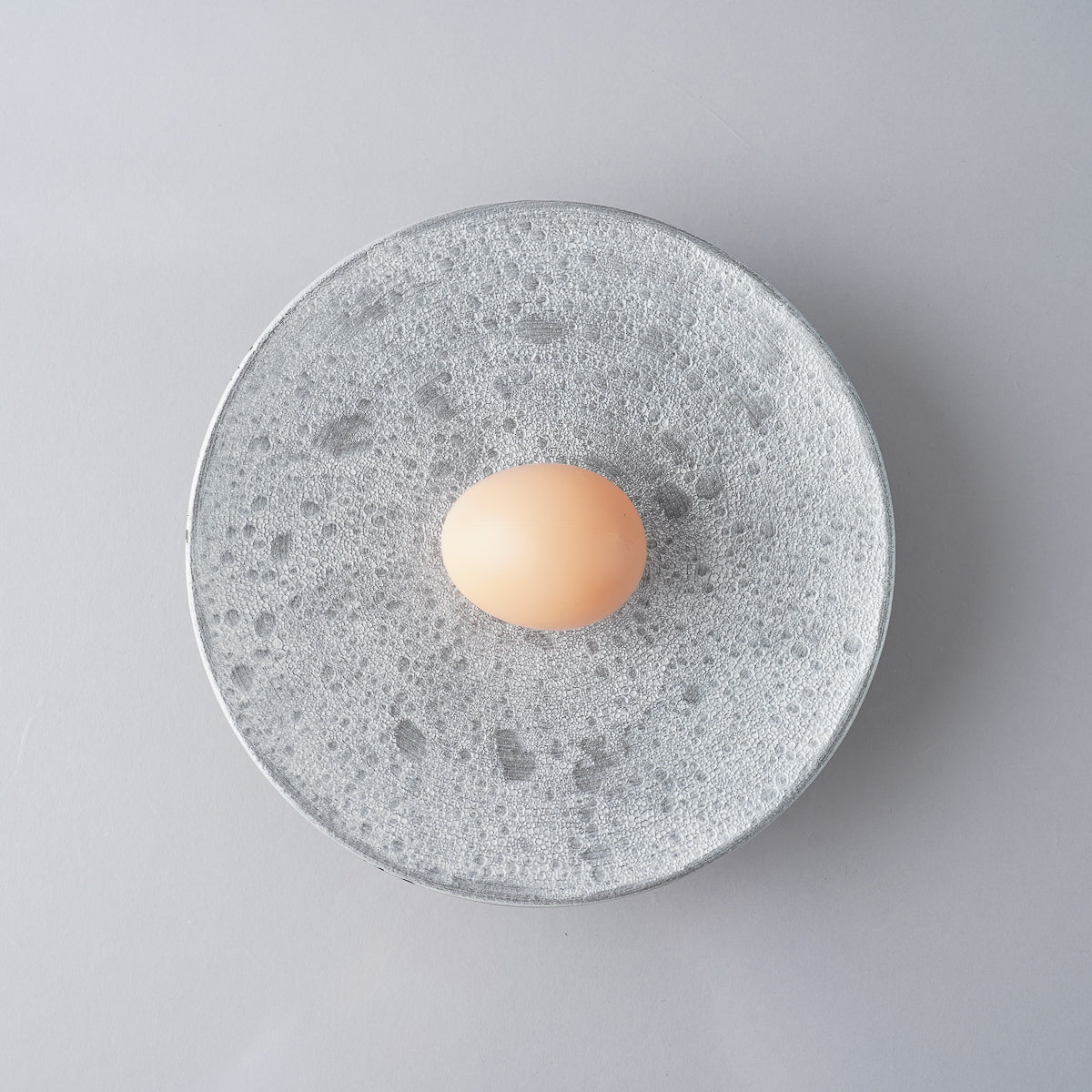 有田焼 泡化粧シリーズ 高台プレート(M) 19cm Kichiemon Studio1156