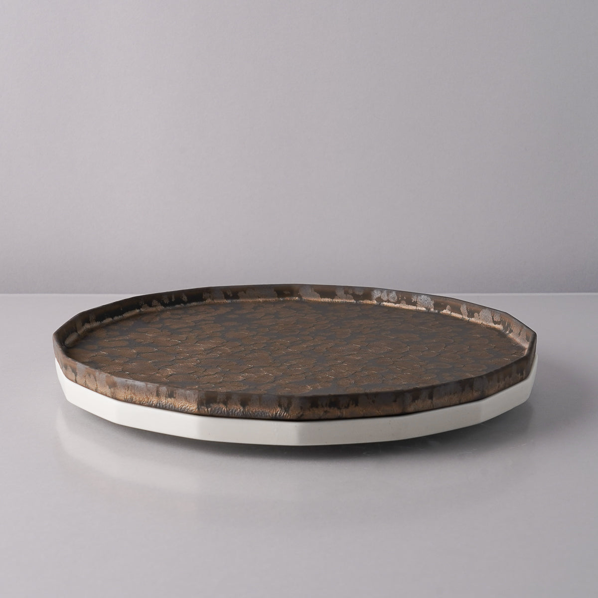 有田焼 十六角皿 (L) 24cm Kanezen Studio1156