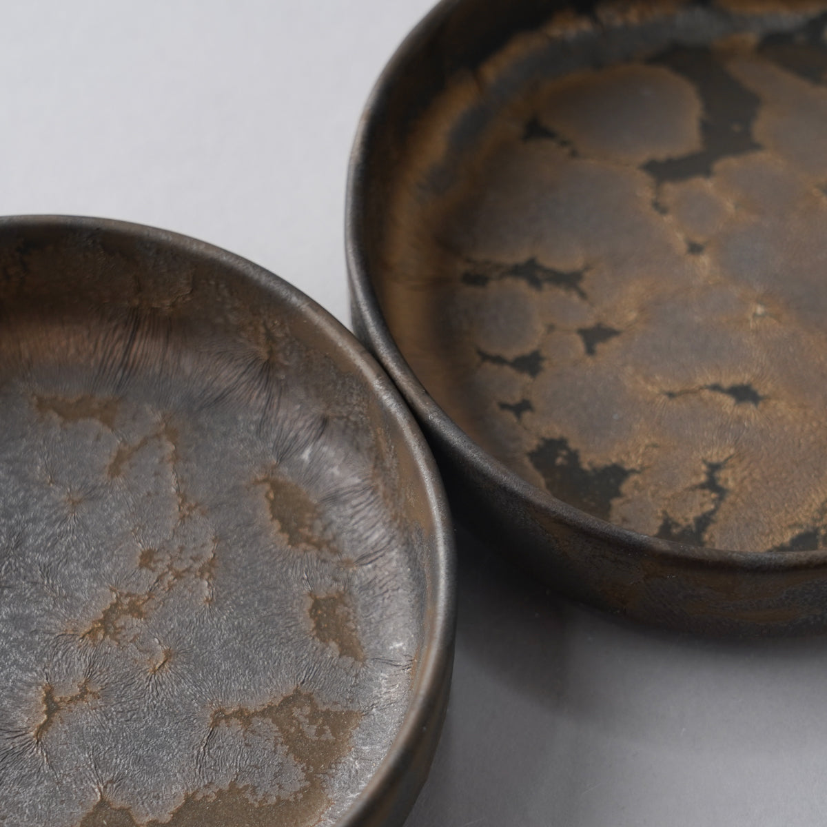 有田焼 銅金鱗 フラットプレート w/ Straight-rim 7.5cm Kanezen Studio1156