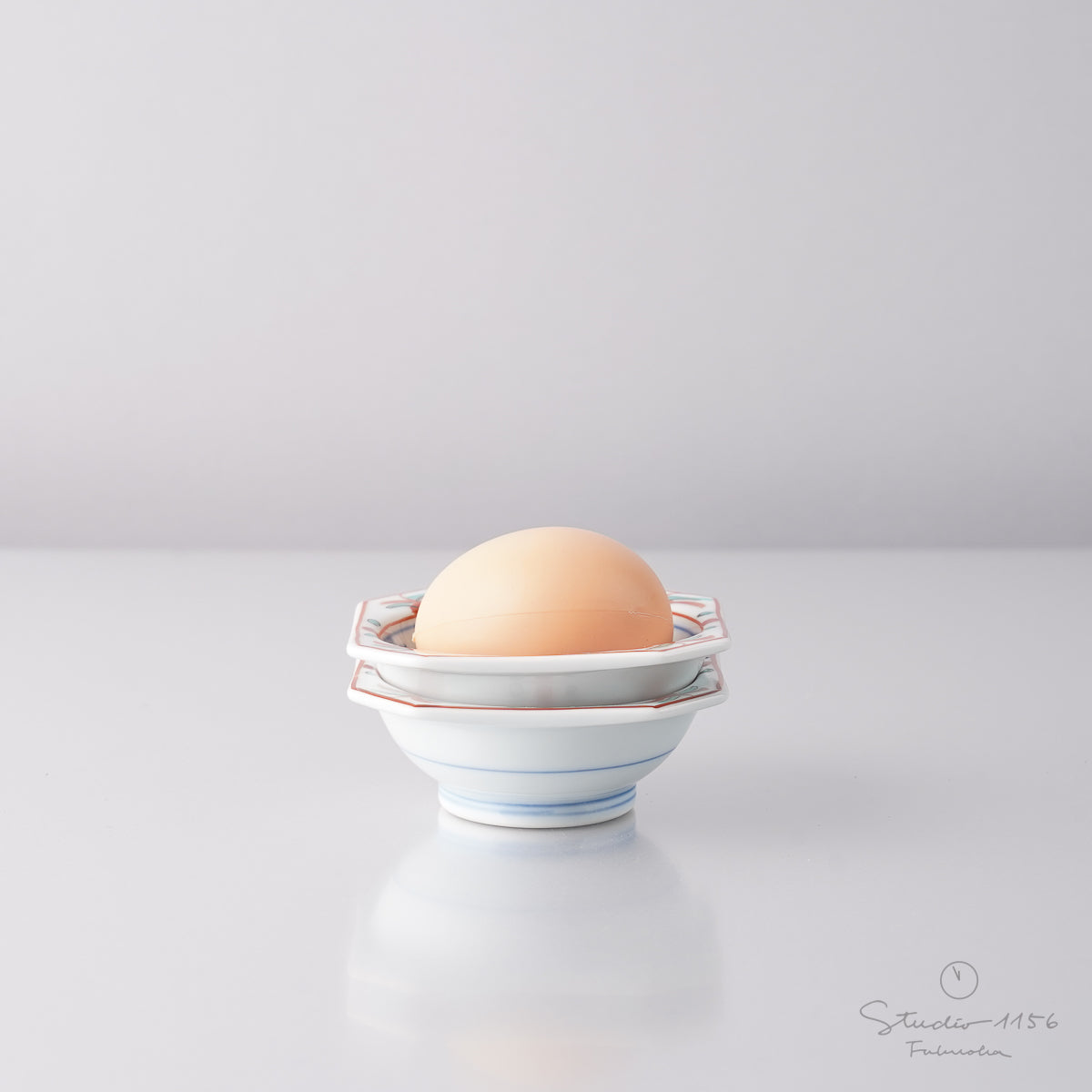 有田焼 赤絵内山水 小付 7.5cm Kisen Studio1156