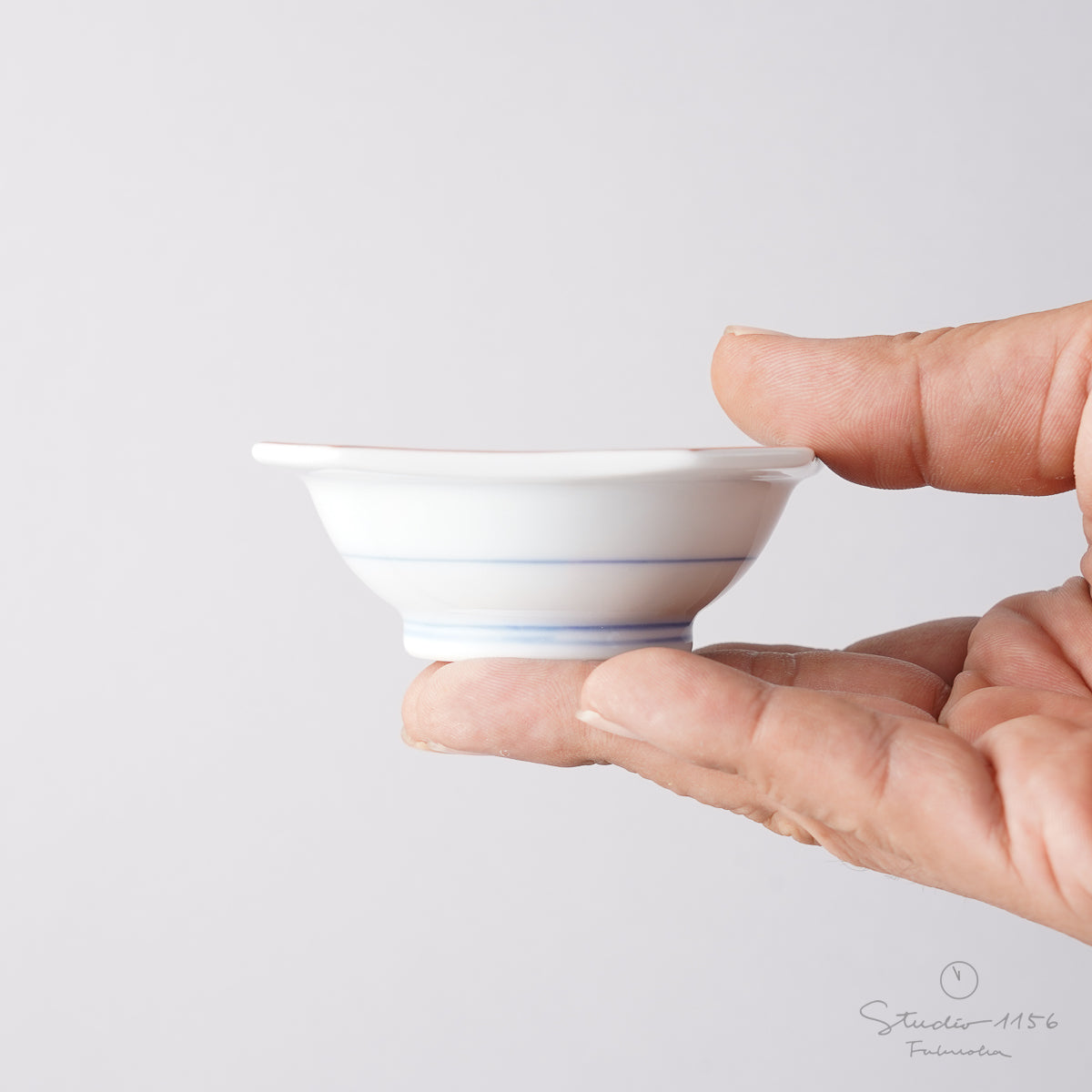 有田焼 赤絵内山水 小付 7.5cm Kisen Studio1156