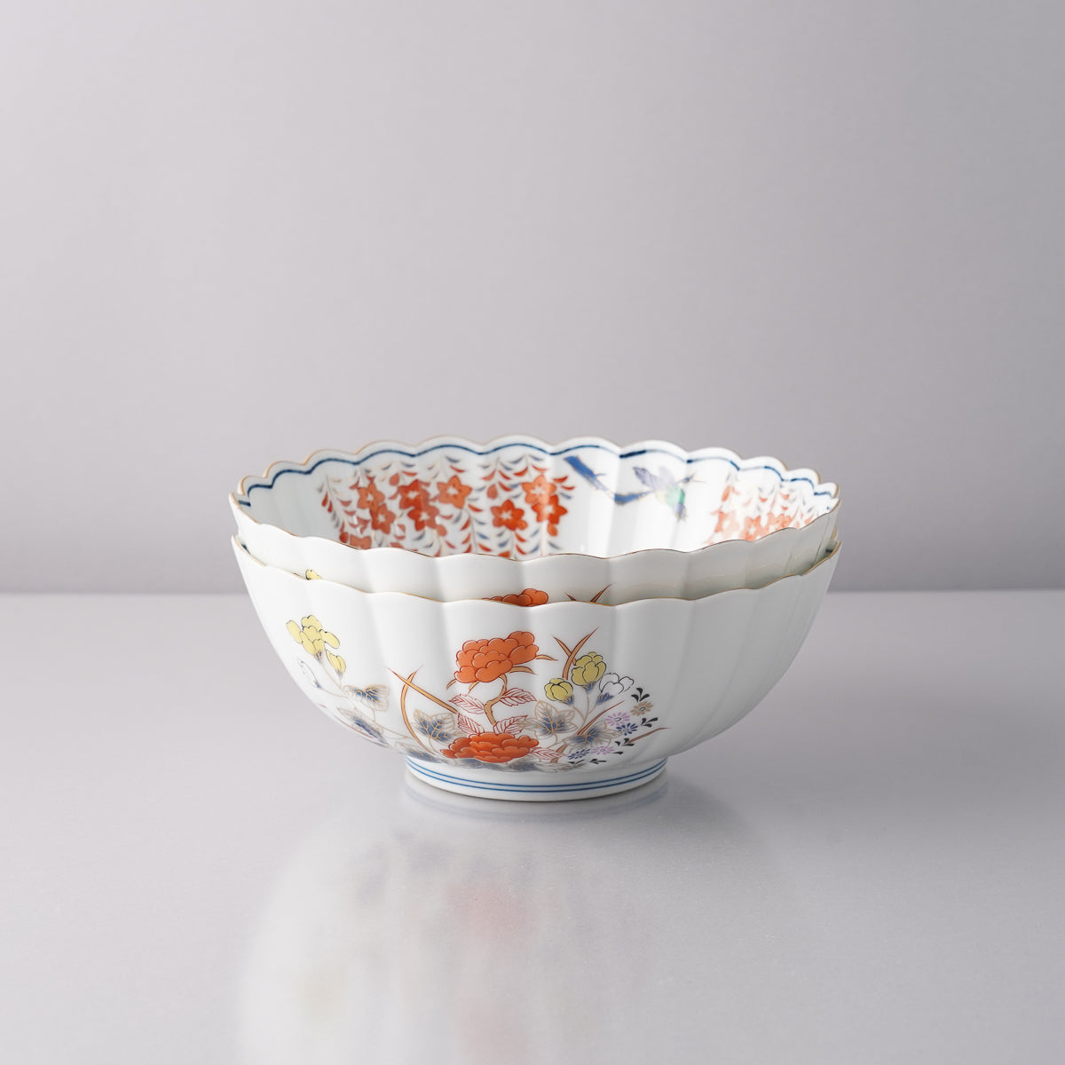 有田焼 君子紋 中鉢 19cm Kisen Studio1156