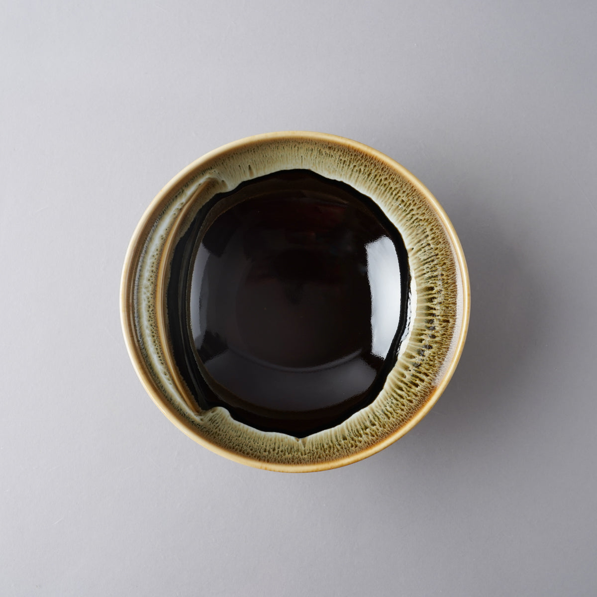 有田焼 Cacomi 鍋取り鉢 16cm (大きめ) 白釉流し Kisen Studio1156