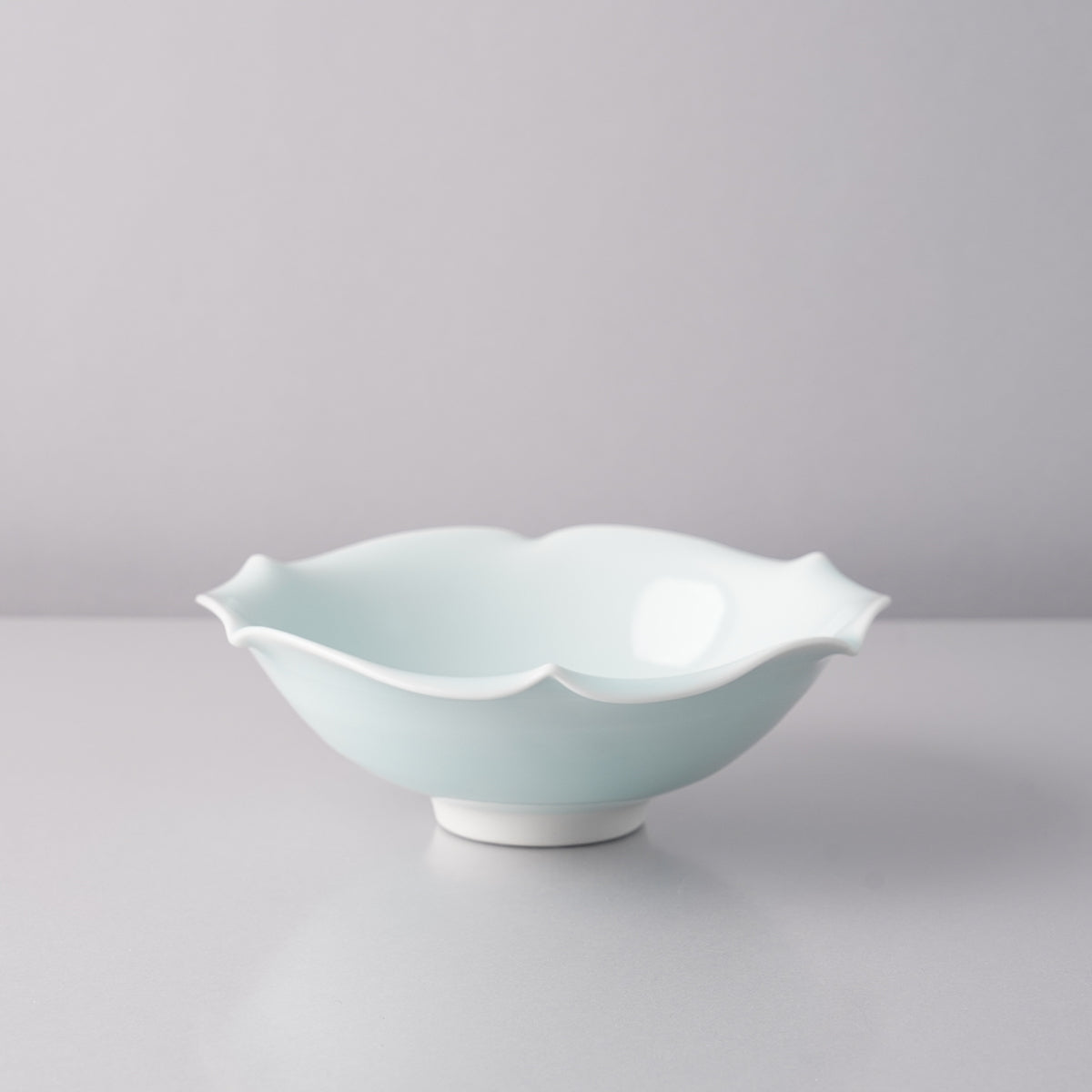 波佐見焼 青白磁 桔梗渕 小鉢 16.5cm Koushun Studio1156