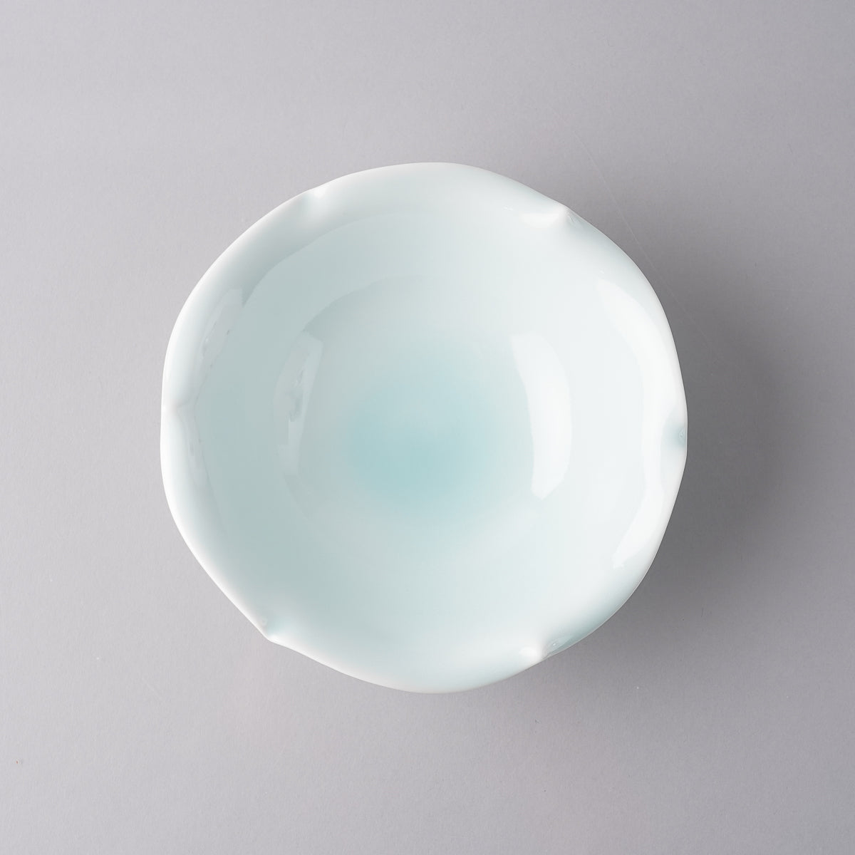 波佐見焼 青白磁 桔梗渕 小鉢 16.5cm Koushun Studio1156