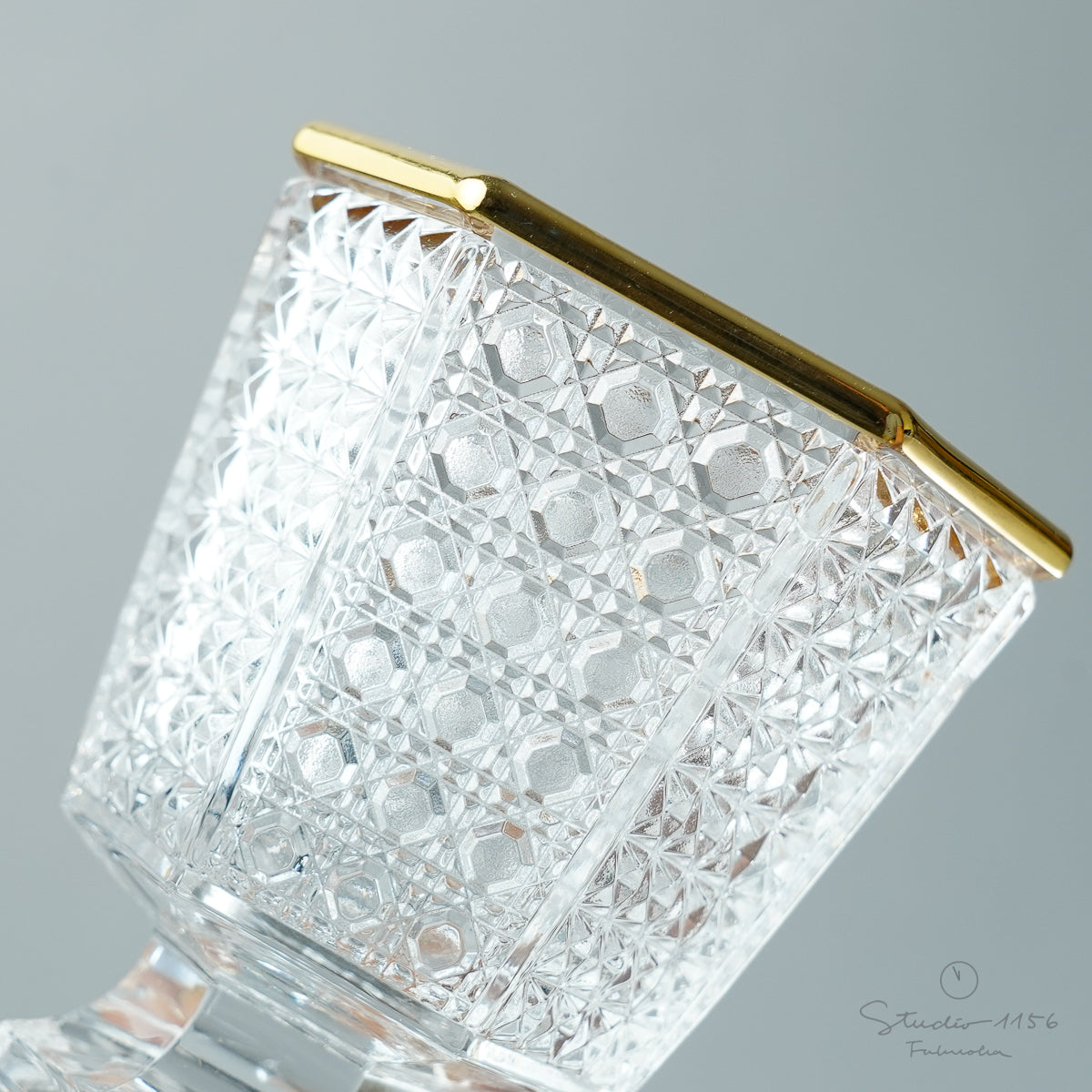 ガラス食器 六角杯 50ml Mizusaki-Glass Studio1156