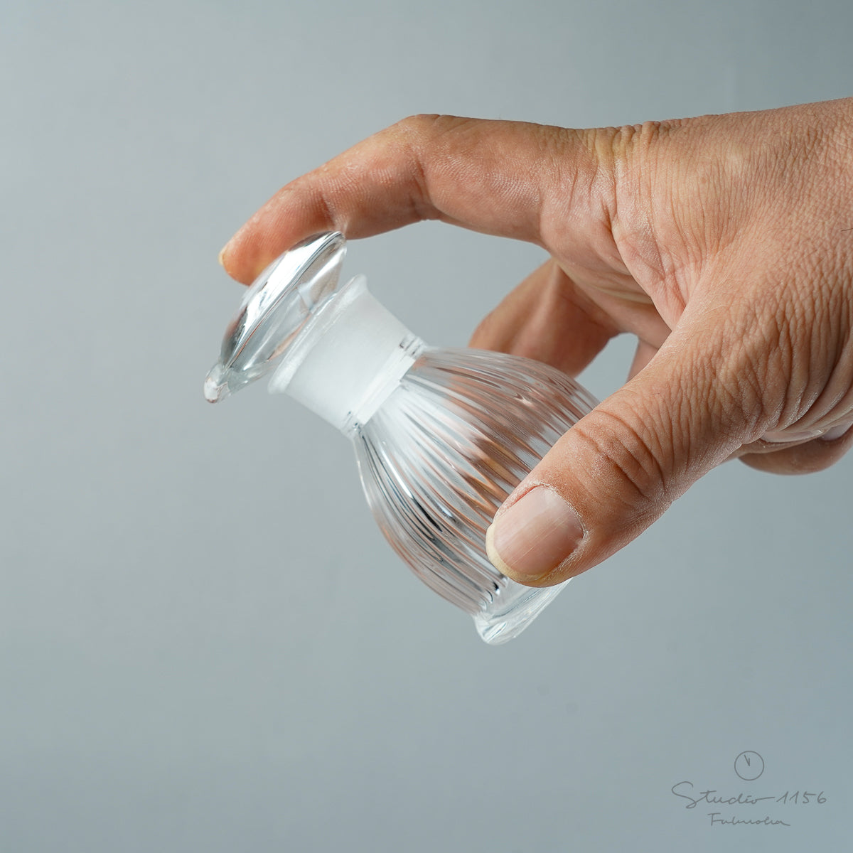 ガラス食器 凌 醤油差し 50ml 千筋 Mizusaki-glass Studio1156