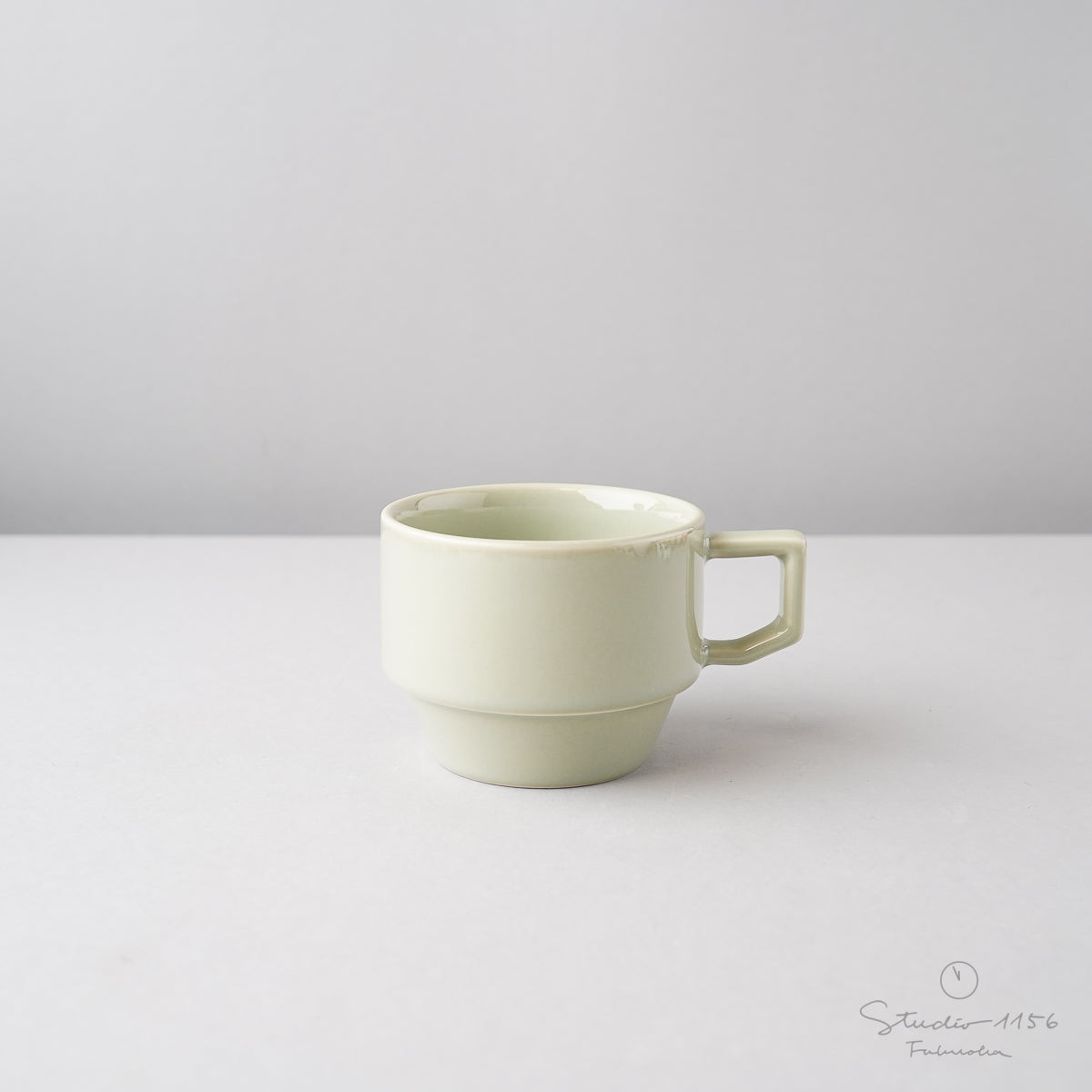 波佐見焼 SEASON 01 ブロックマグ 8.5cm/220ml イエローベージュ Maruhiro Studio1156