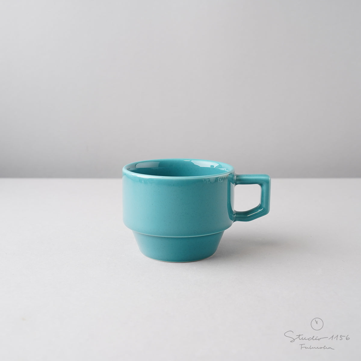 波佐見焼 SEASON 01 ブロックマグ 8.5cm/220ml グリーン Maruhiro Studio1156