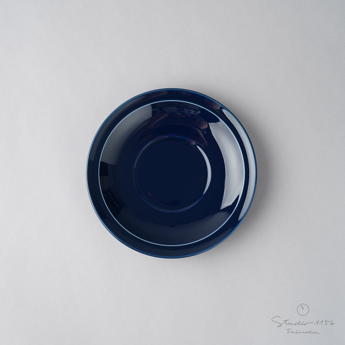 波佐見焼 HASAMI SEASON 01 ソーサー 13.5cm ネイビー Maruhiro Studio1156