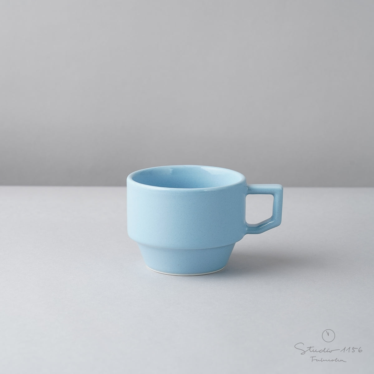 波佐見焼 SEASON 01 ブロックマグ 8.5cm/220ml ブルー Maruhiro Studio1156