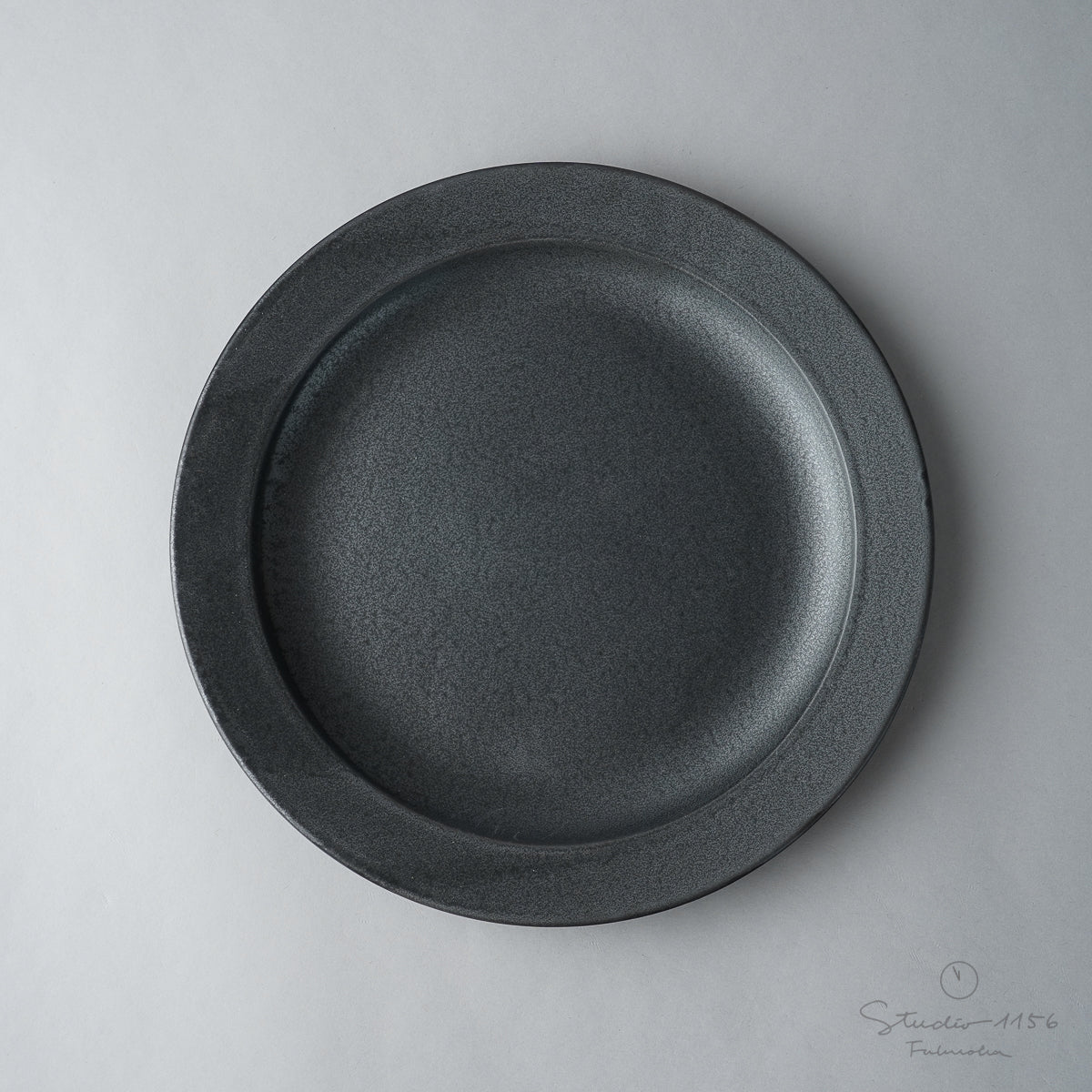 波佐見焼 TERRA / テーラー PLATE L 23.5cm ブラック Maruhiro Studio1156