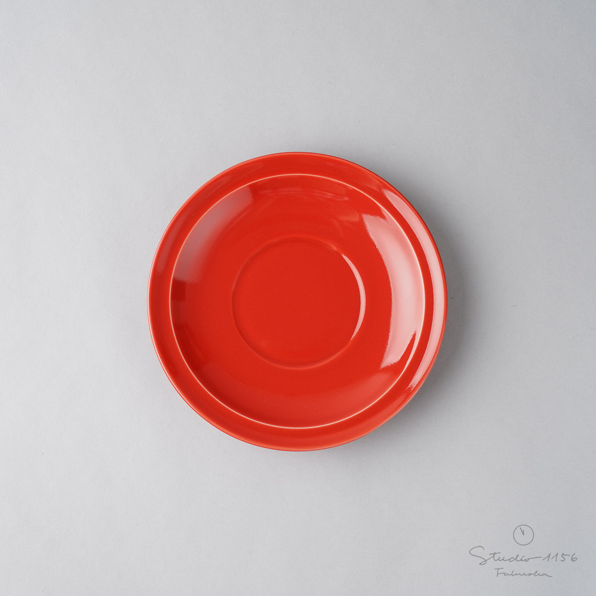 波佐見焼 HASAMI SEASON 01 ソーサー 13.5cm レッド Maruhiro Studio1156