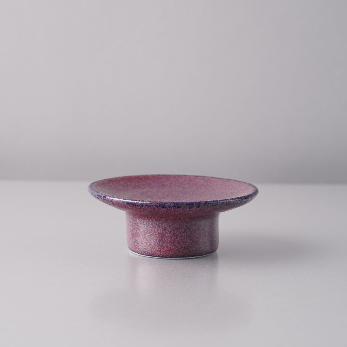 美濃焼 高台ディッシュ 8cm グレープ Mino-ware Studio1156