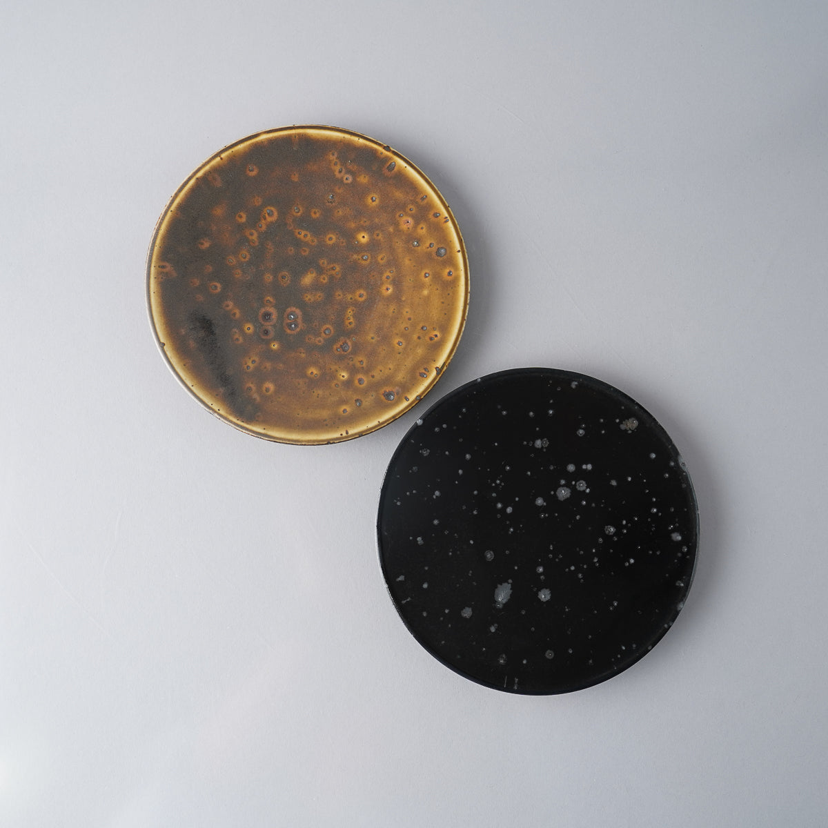 美濃焼 鉄華 ラウンドプレート(S) 15cm Mino-ware Studio1156