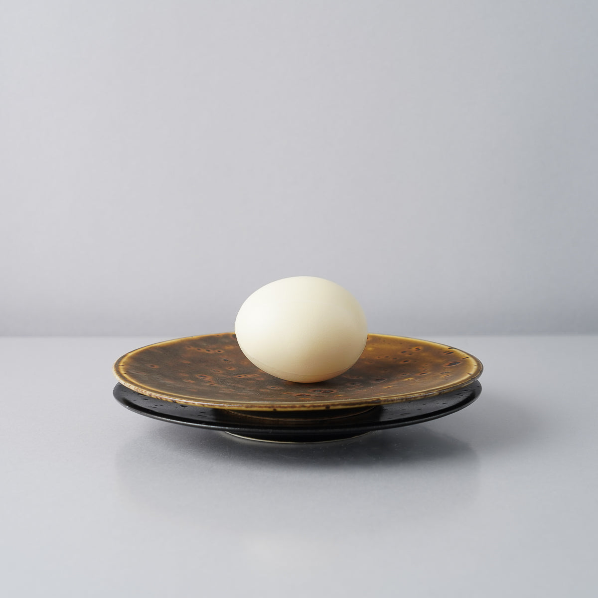 美濃焼 鉄華 ラウンドプレート(S) 15cm Mino-ware Studio1156