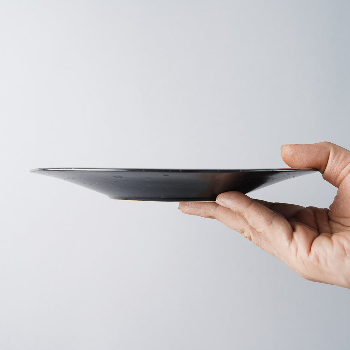 美濃焼 鉄華 ラウンドプレート(M) 21cm Mino-ware Studio1156