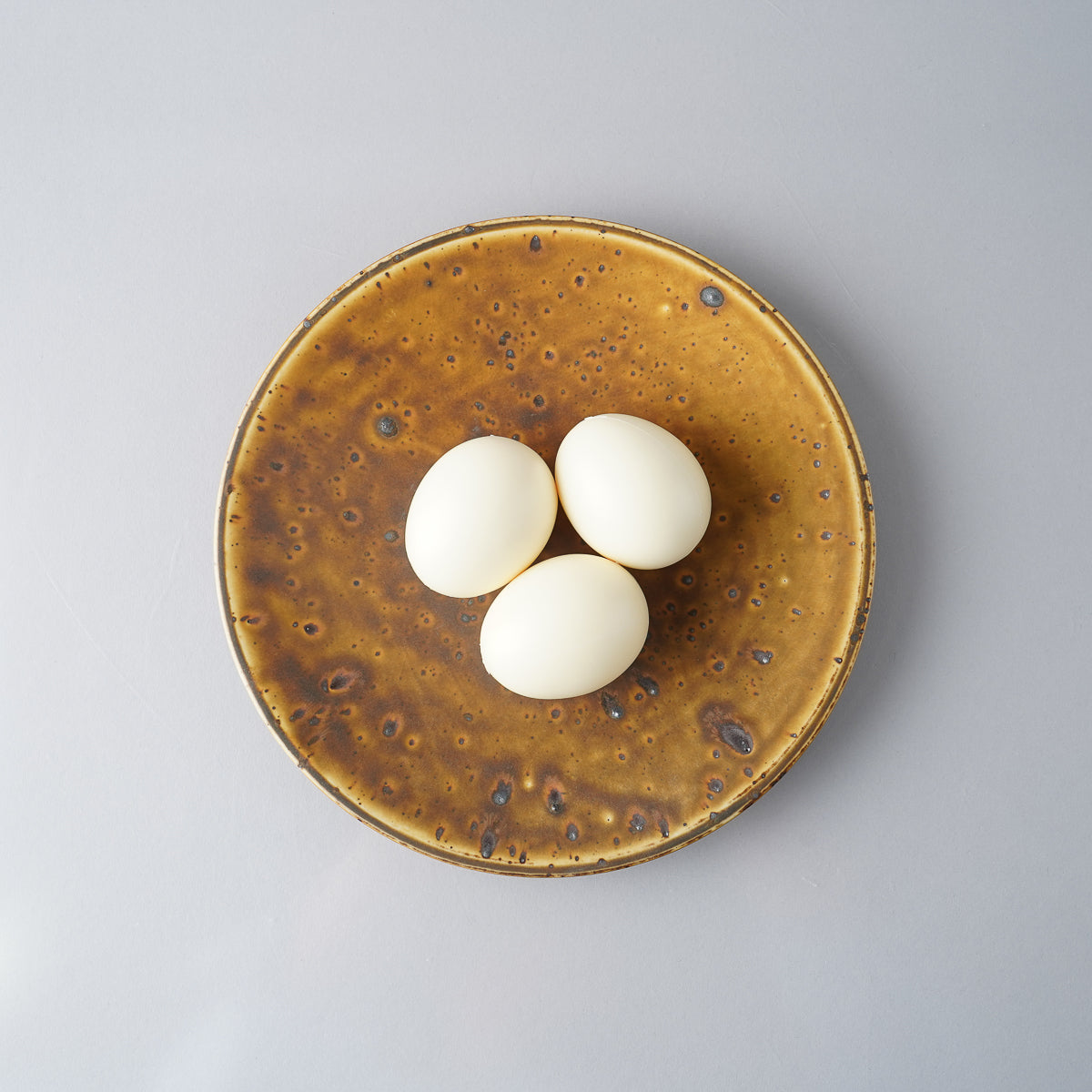 美濃焼 鉄華 ラウンドプレート(M) 21cm Mino-ware Studio1156