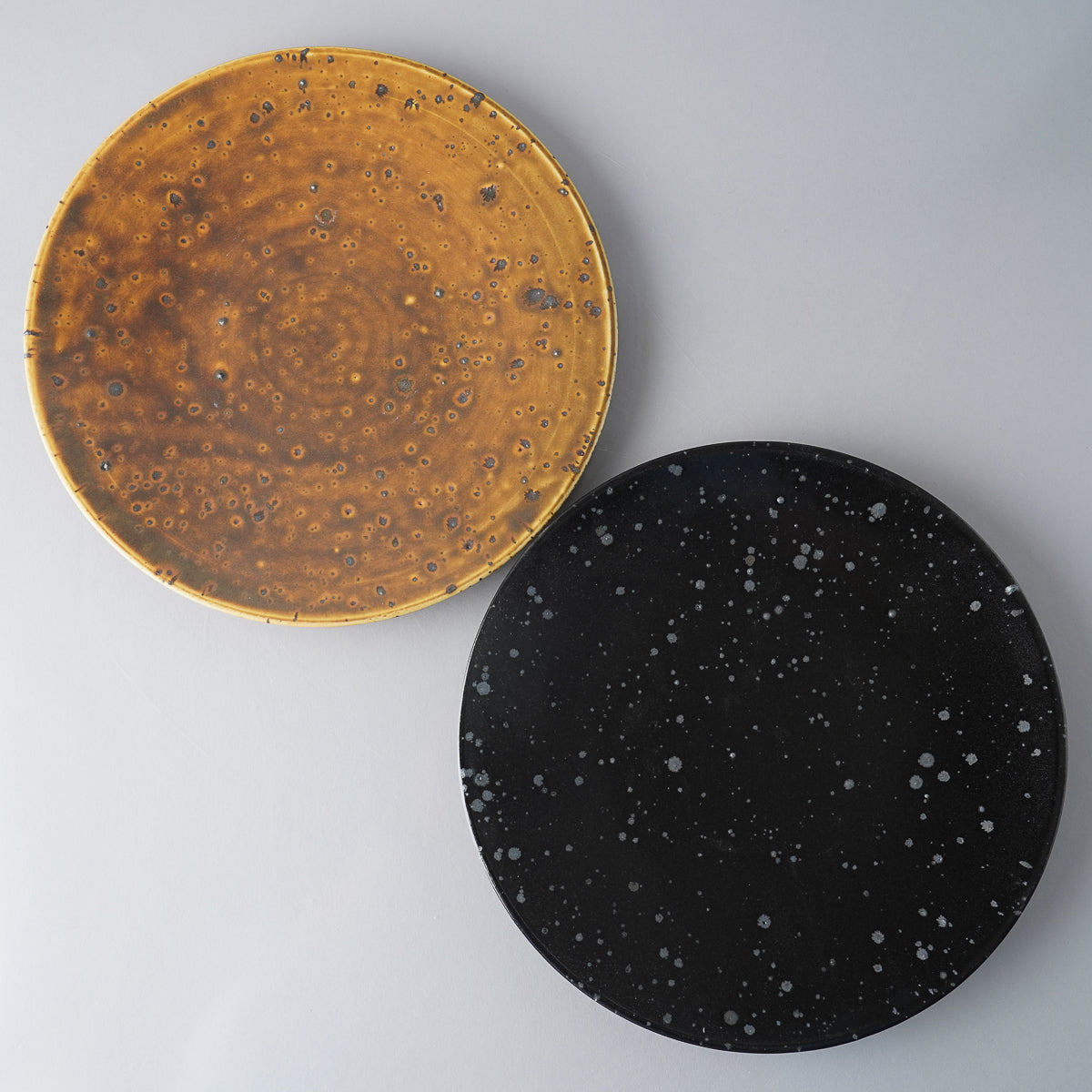 美濃焼 鉄華 ラウンドプレート(L) 25cm Mino-ware Studio1156