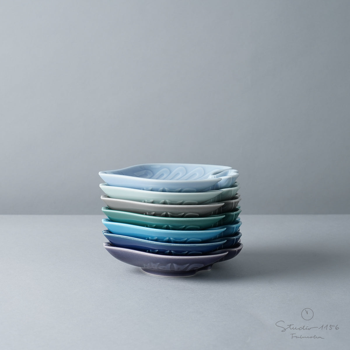 波佐見焼 アールシーボリ チョウチョウウオ科 小皿 12cm natural69 Studio1156