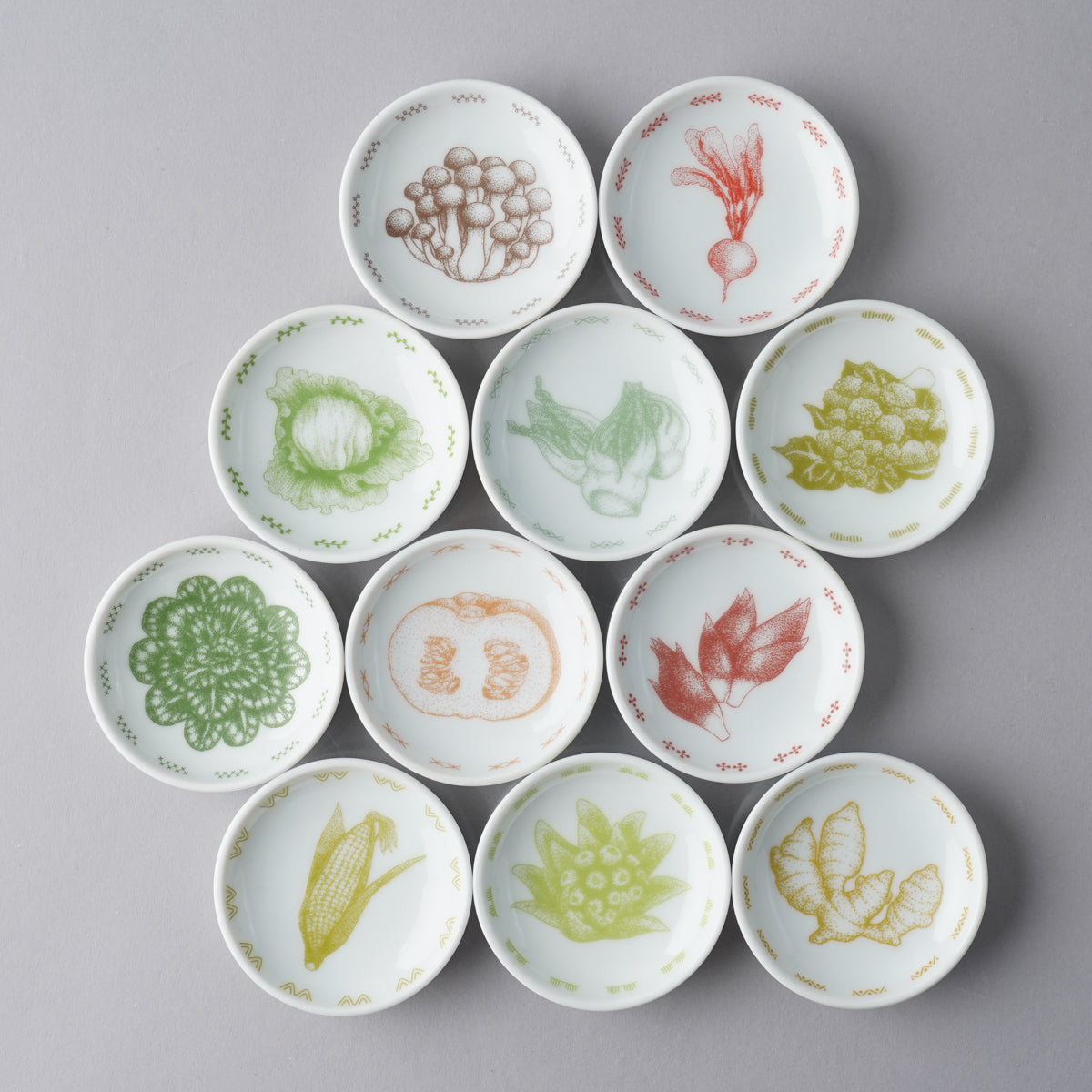 波佐見焼 ちょこさい 姫皿 豆皿 6cm natural69 Studio1156