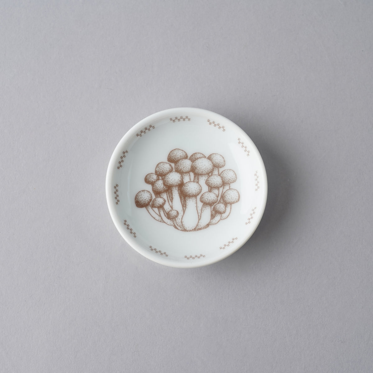 波佐見焼 ちょこさい 姫皿 豆皿 6cm しめじ natural69 Studio1156