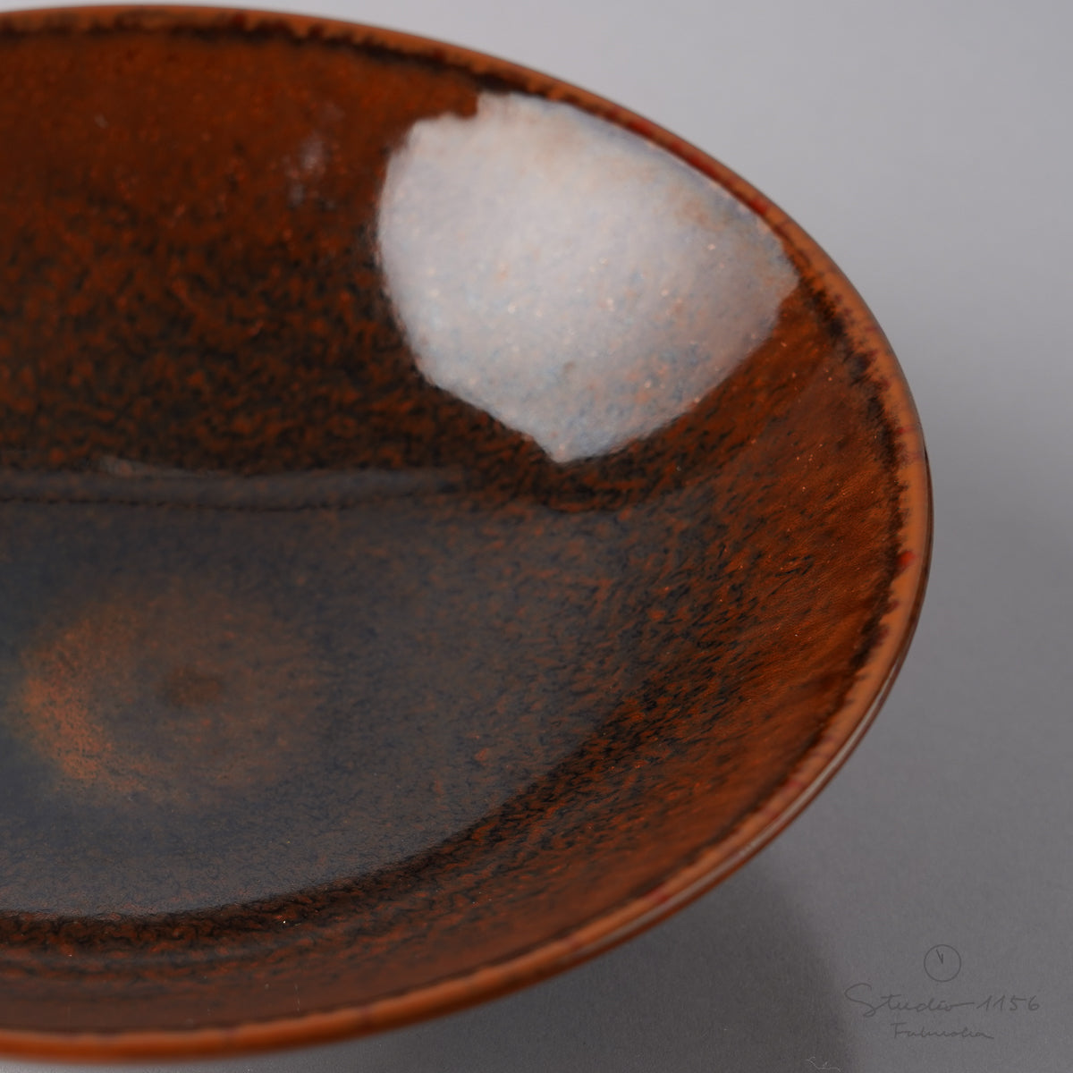 有田焼 轆轤挽 五寸丸皿 14.5cm Shinemon Studio1156