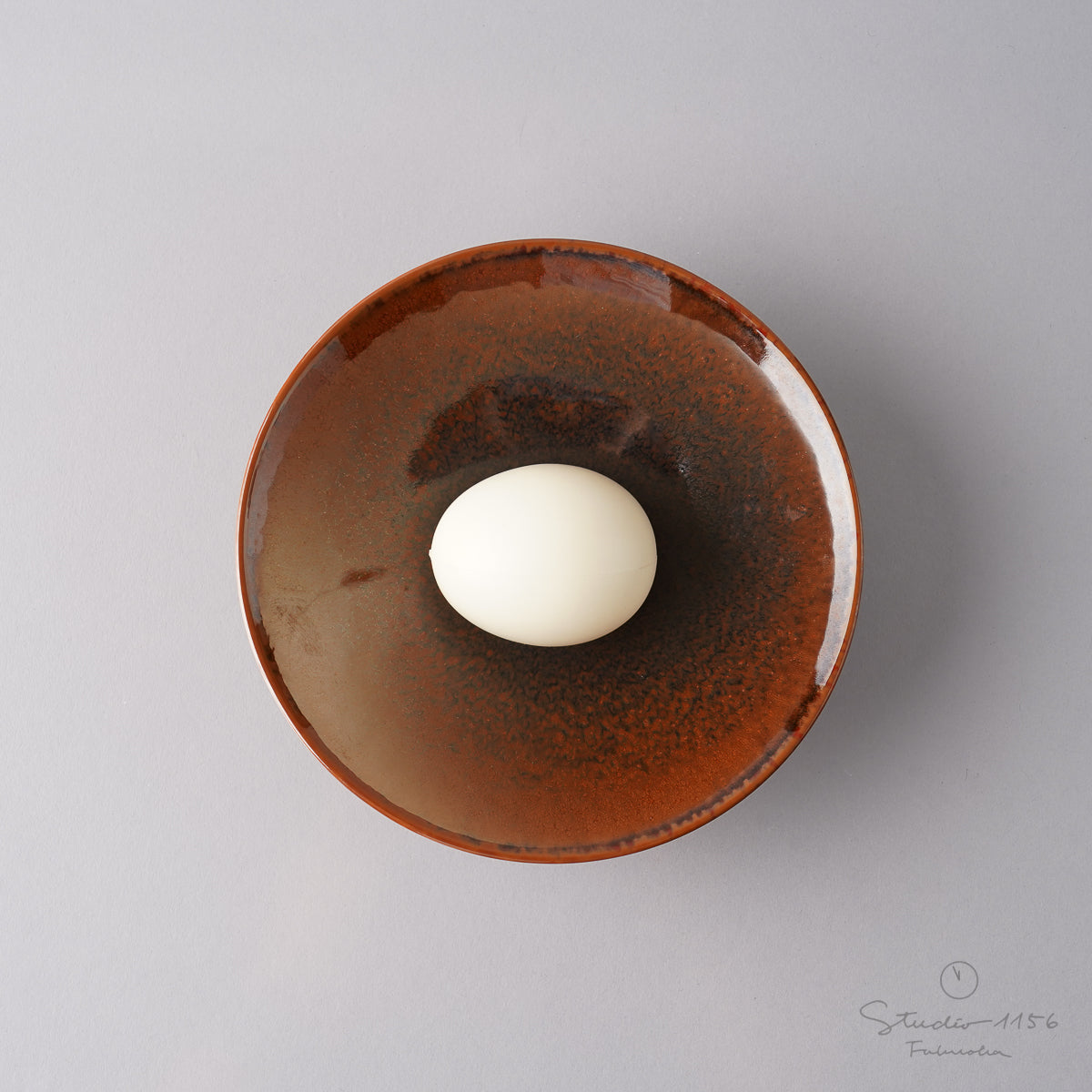 有田焼 轆轤挽 五寸丸皿 14.5cm Shinemon Studio1156