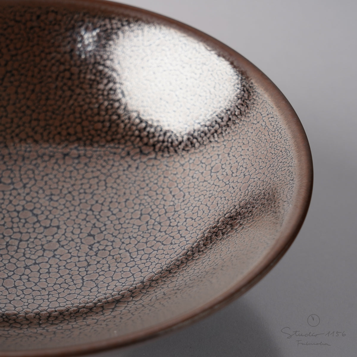 有田焼 轆轤挽 五寸丸皿 14.5cm Shinemon Studio1156